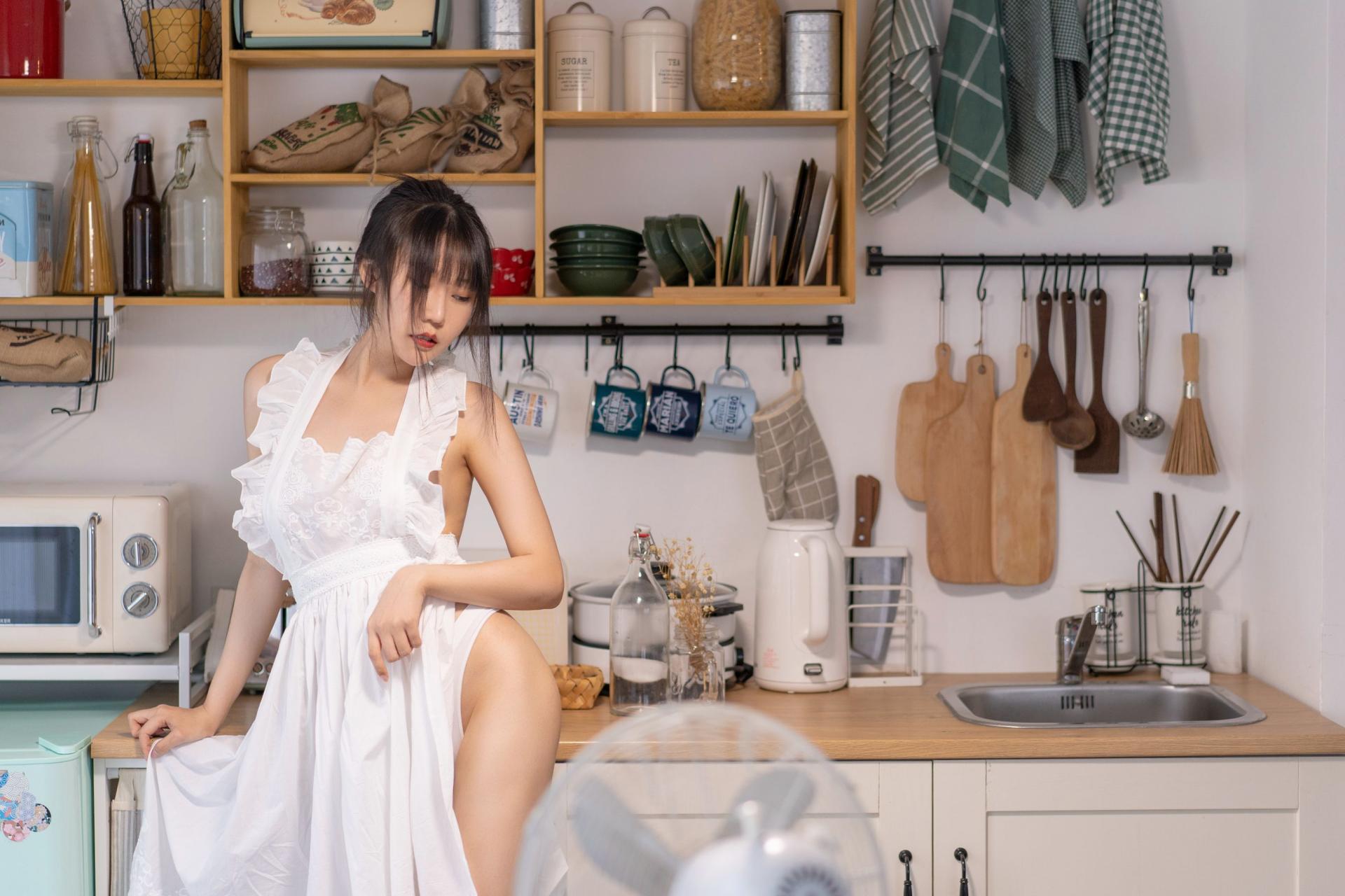 图片[3]-[COSPLAY]香草喵露露 – 厨娘-看套图