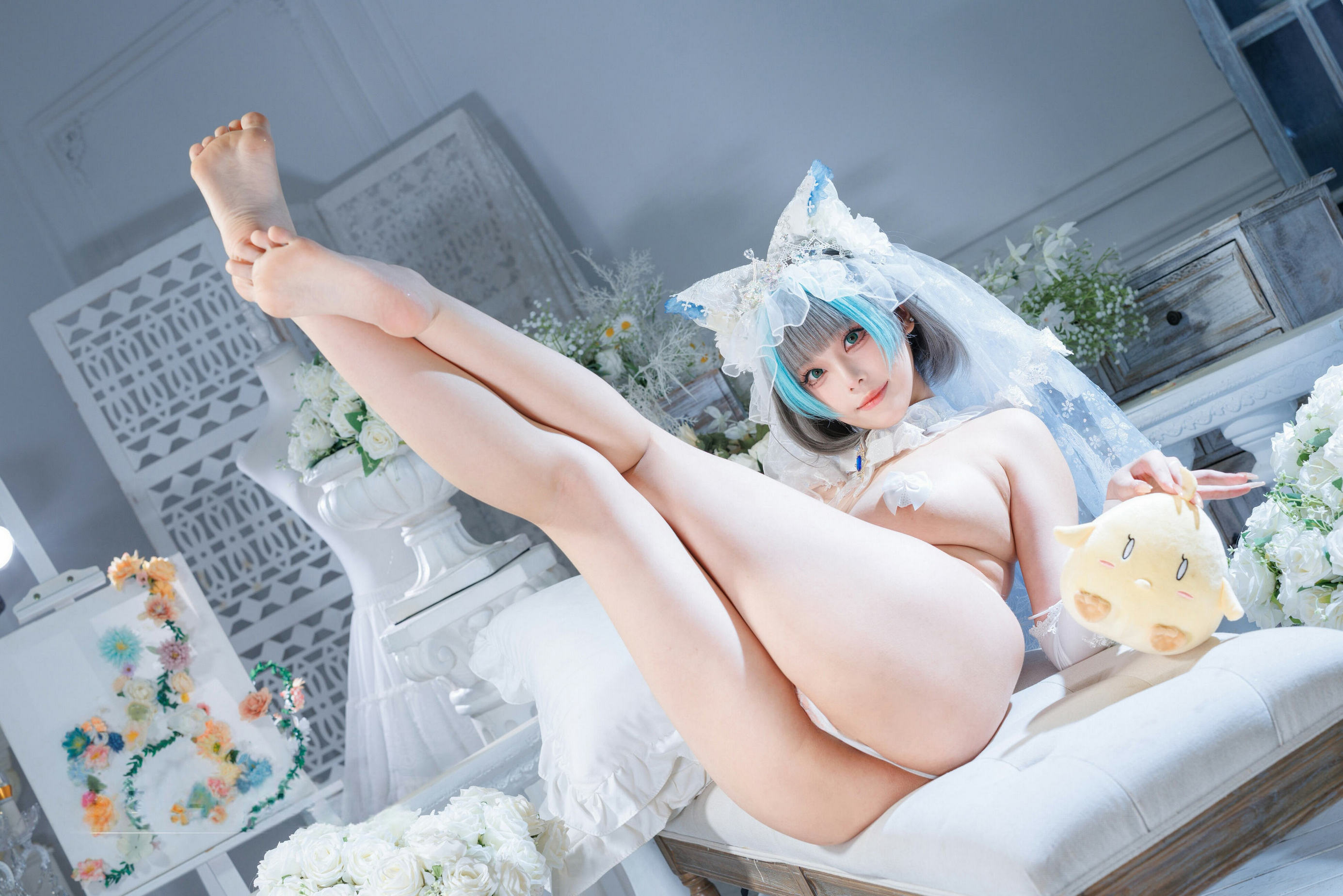 图片[5]-[COSPLAY]蜜汁猫裘 – 柴郡花嫁 [128P]-看套图