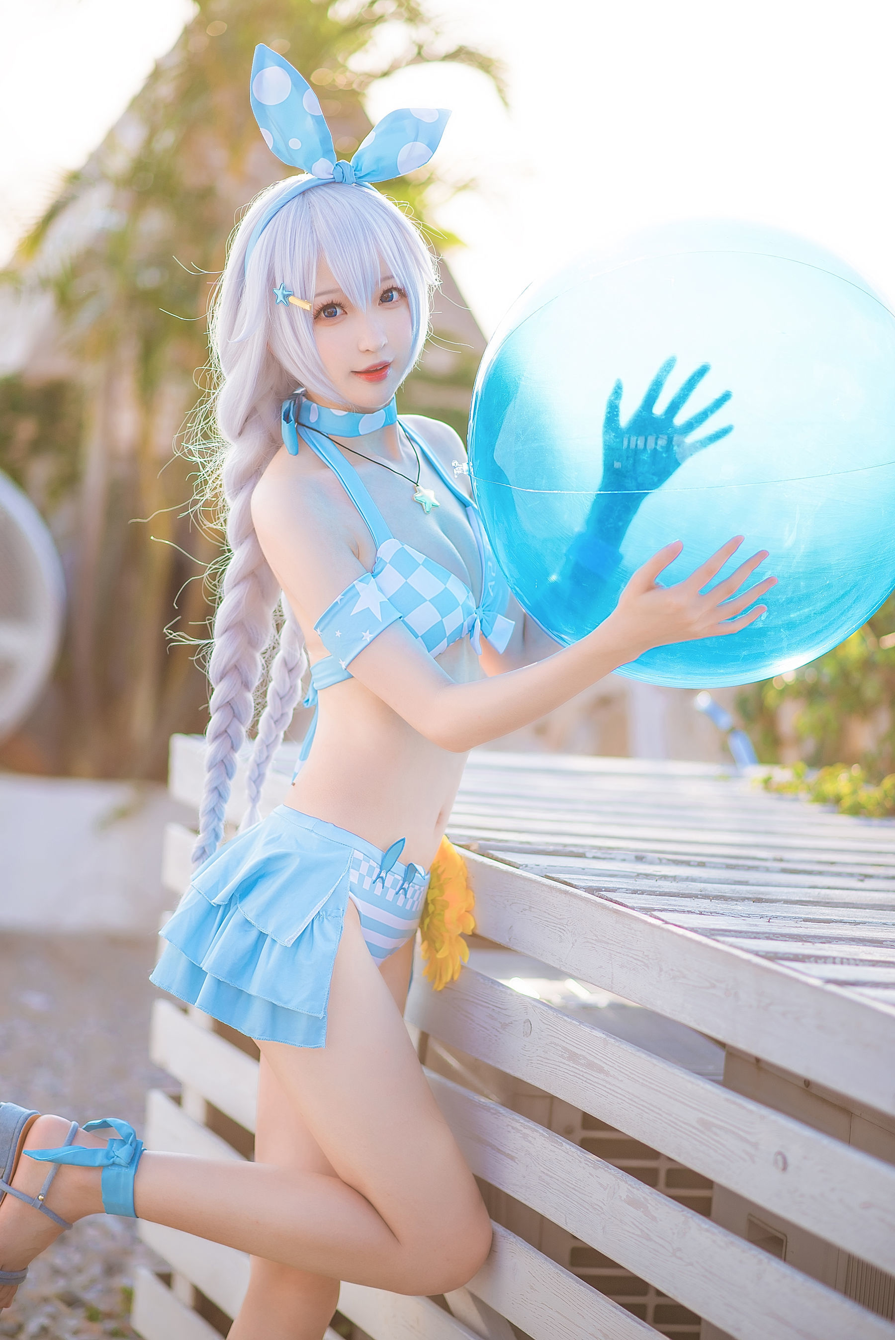 [COSPLAY] 南宫 – 琪亚娜泳装-看套图