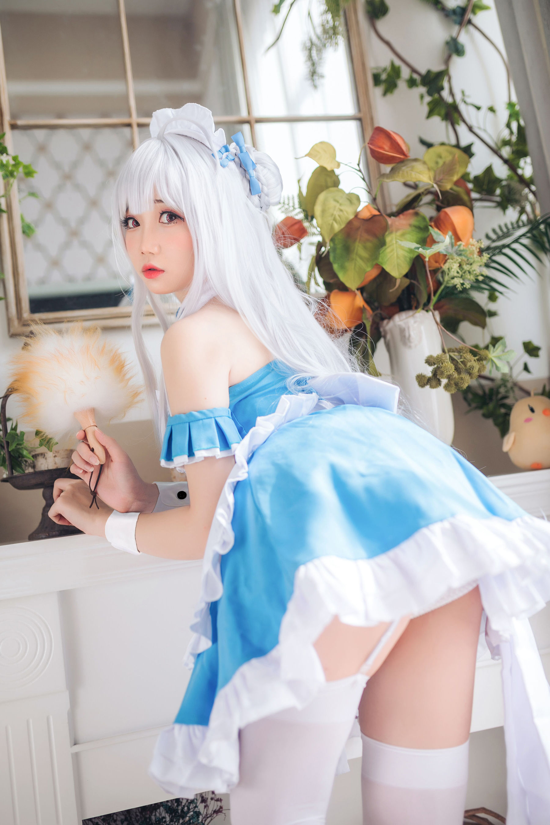 图片[2]-[COSPLAY] 焖焖碳 – 小天鹅女仆-看套图