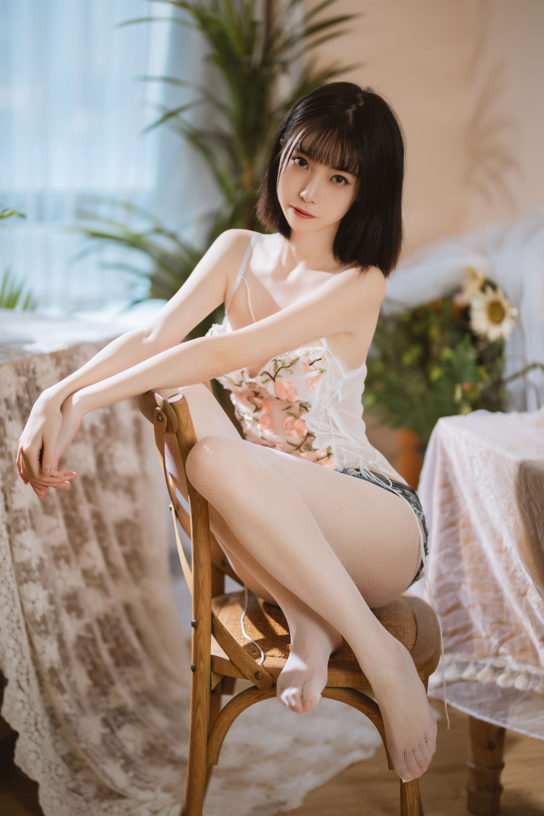 图片[3]-[COSPLAY]许岚 – 纯欲牛仔短裤-看套图