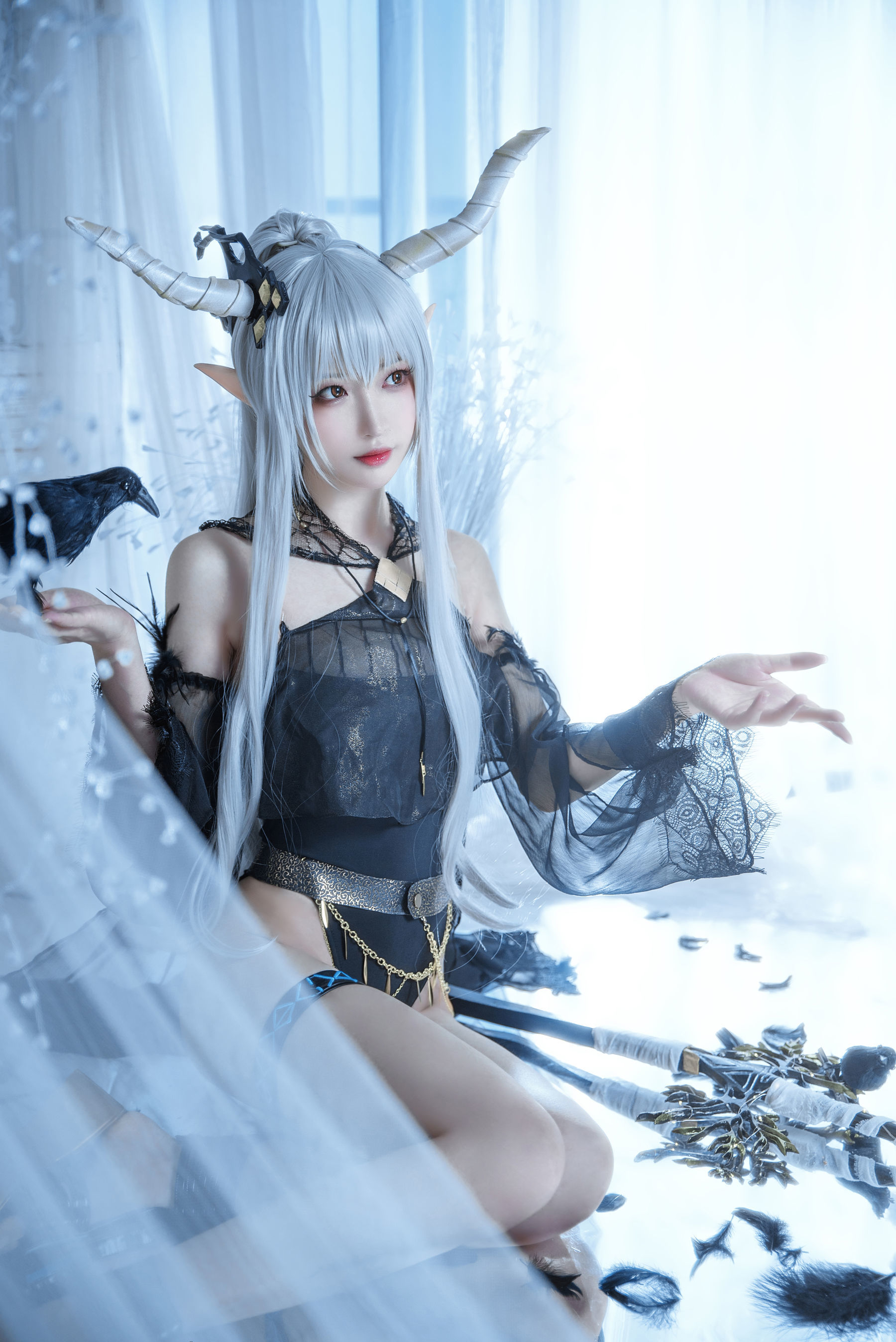 图片[4]-[COSPLAY] 南宫 – 闪灵泳装-看套图
