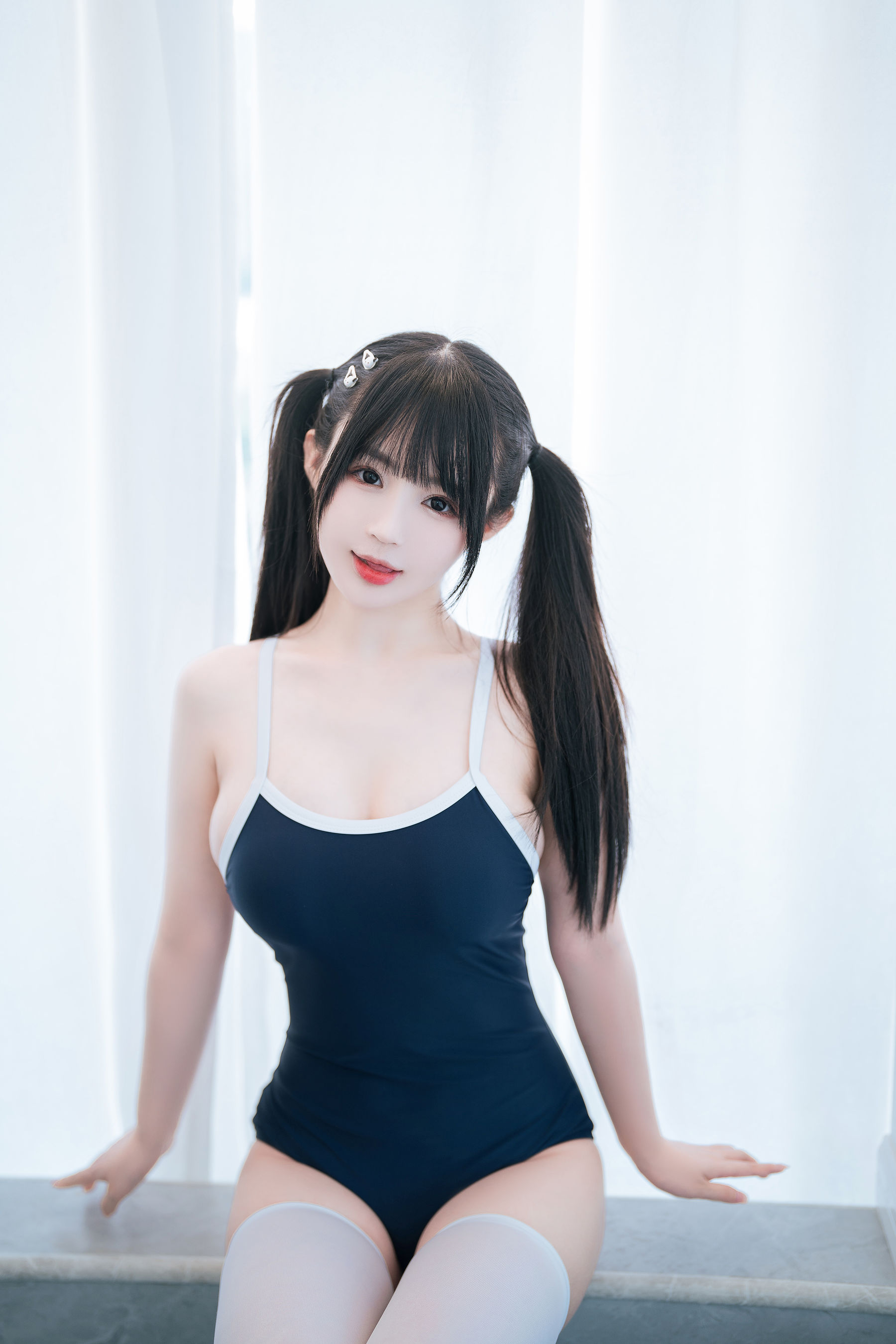 图片[4]-[COSPLAY] 桜井宁宁 – 白丝死库水-看套图