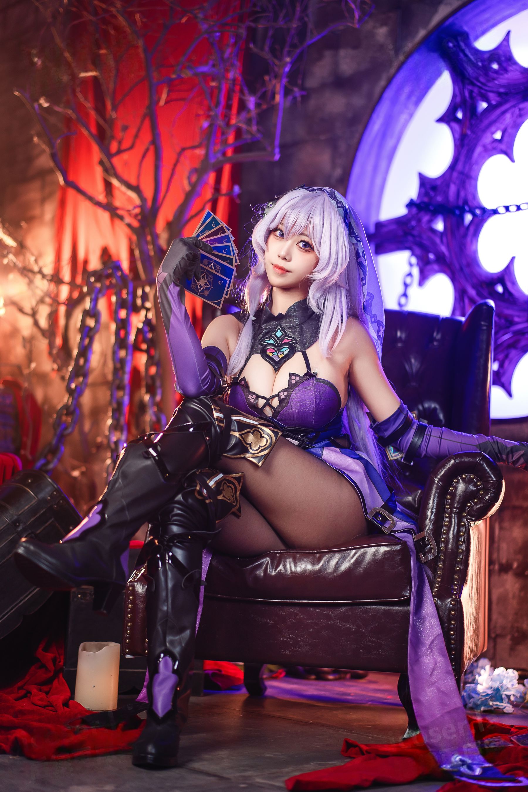 [COSPLAY]蜜汁猫裘 – 黑天鹅-看套图
