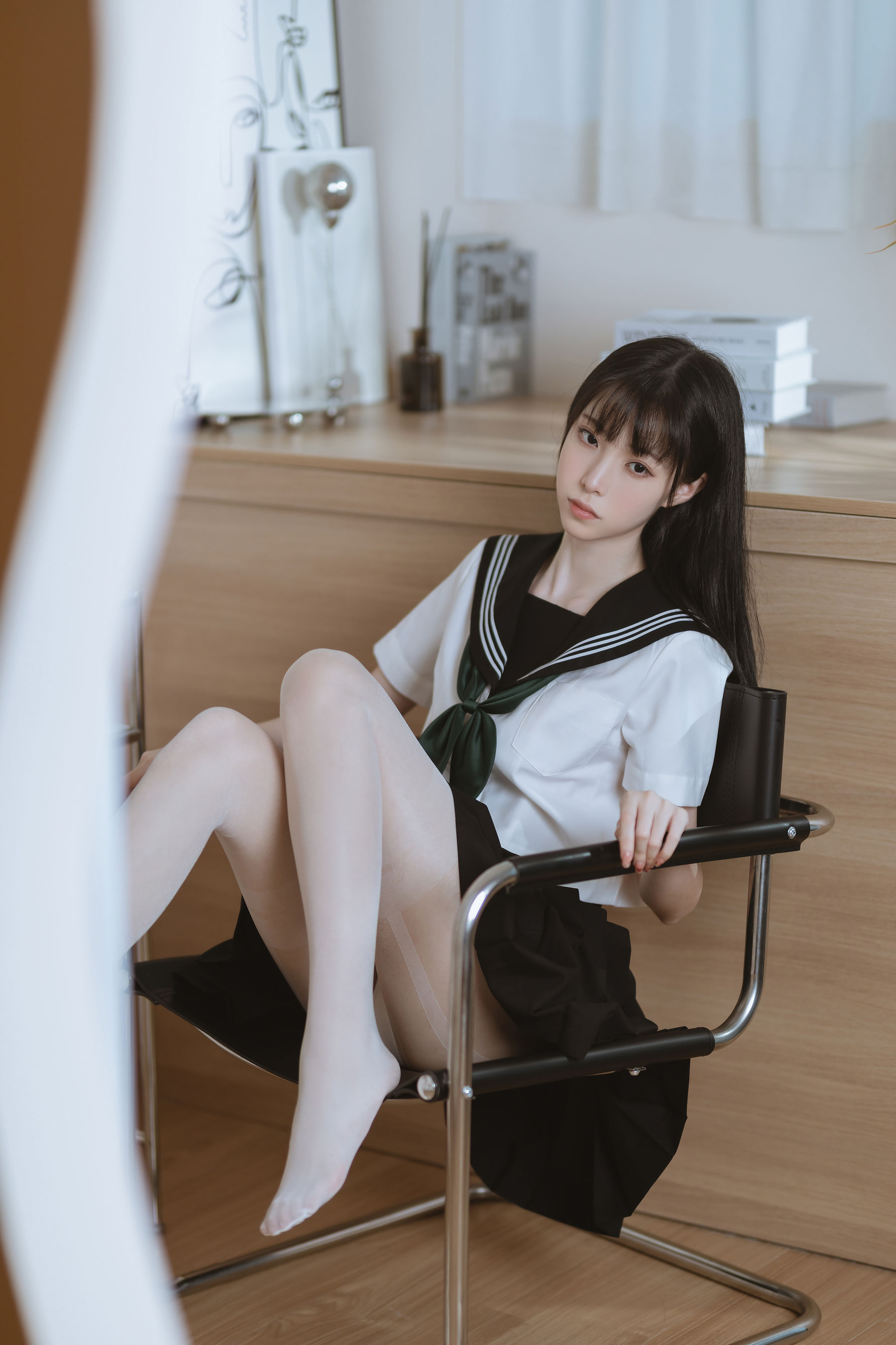 [COSPLAY]许岚 – 白丝水手服-看套图