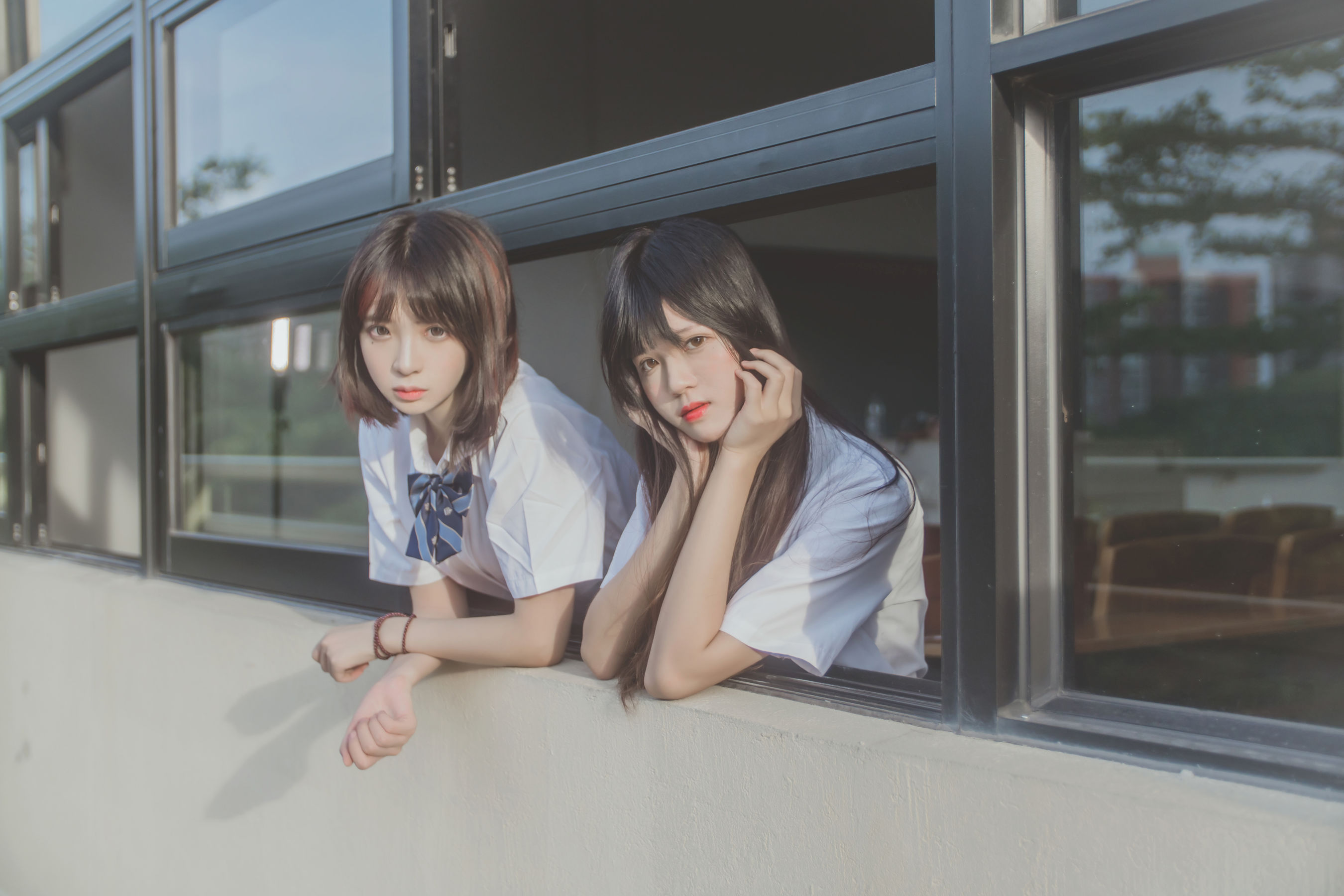 [COSPLAY] 桜桃喵 疯猫ss – JK百合-看套图