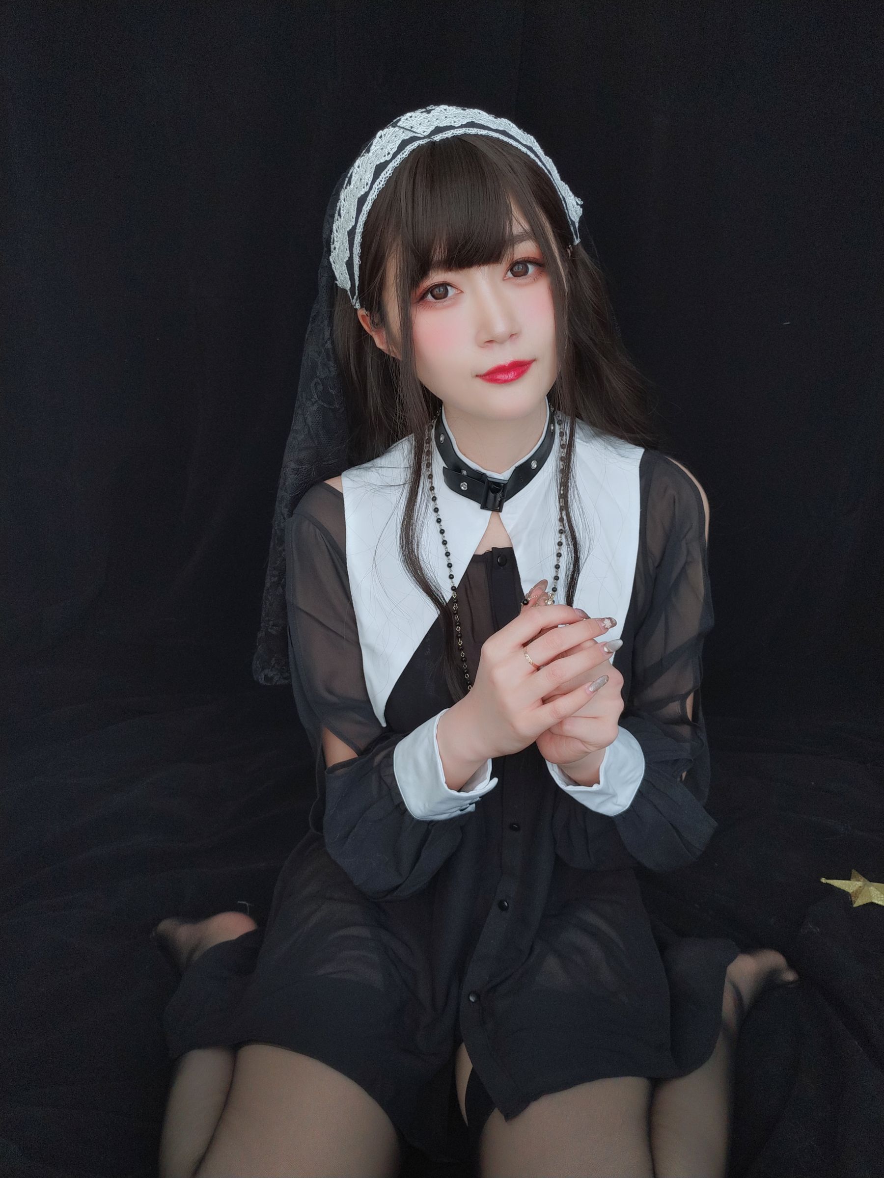图片[3]-[COSPLAY] Coser小姐姐白银 – 蕾丝修女-看套图