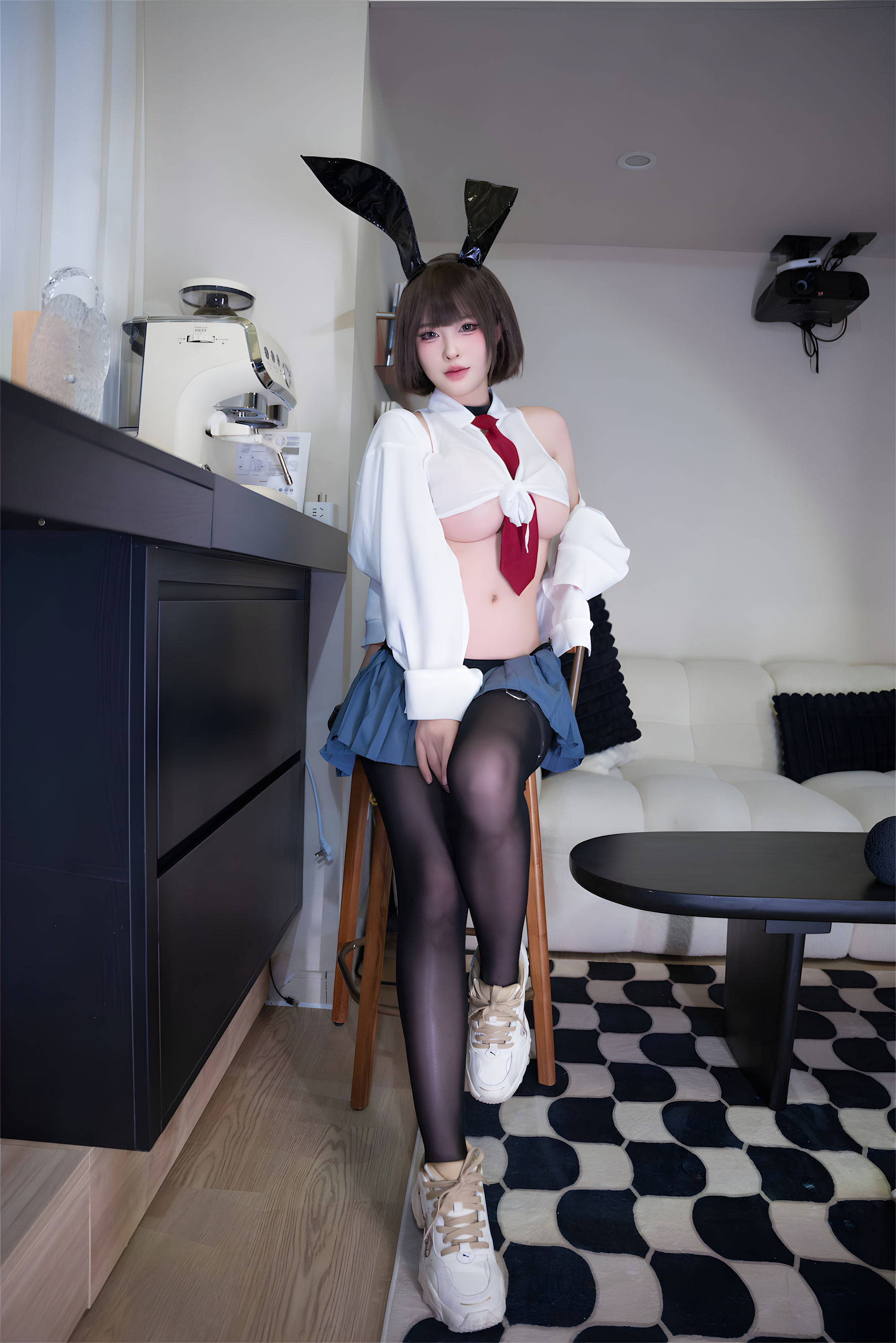 图片[2]-[COSPLAY] 清水由乃 JK兔女郎-看套图