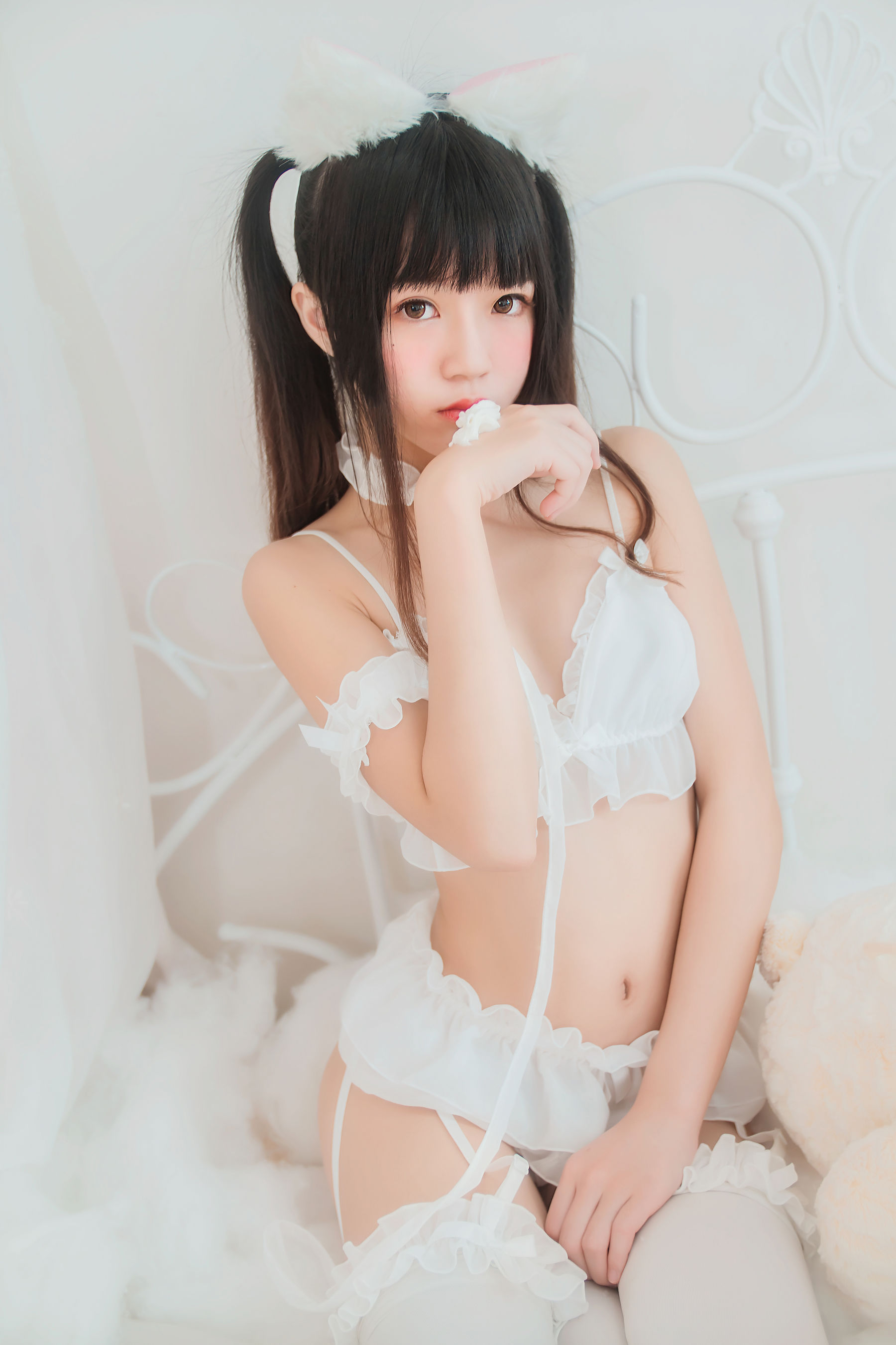 图片[5]-[COSPLAY] 桜桃喵 – 白猫-看套图