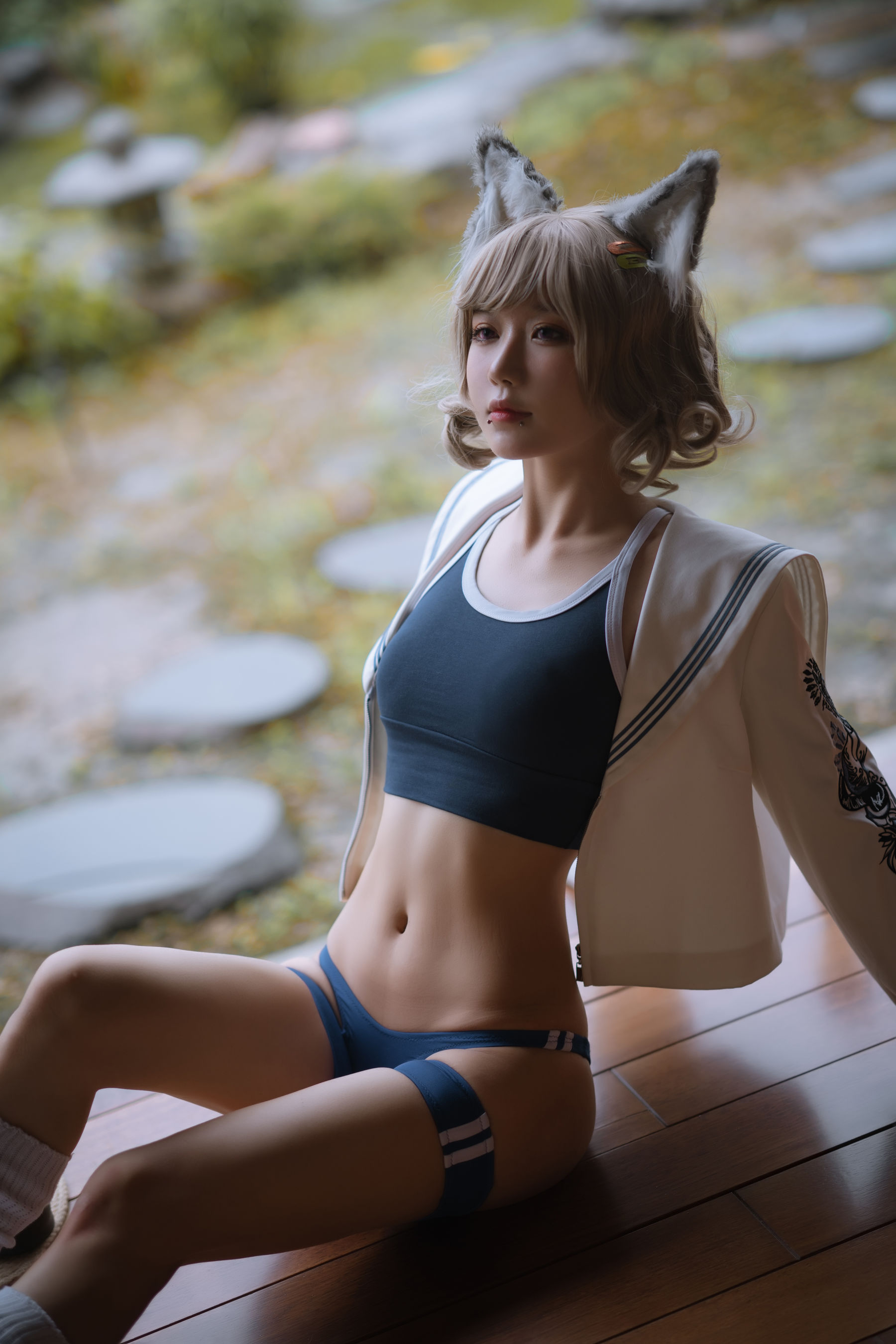 [COSPLAY]阿包也是兔娘 – X型体操服-看套图