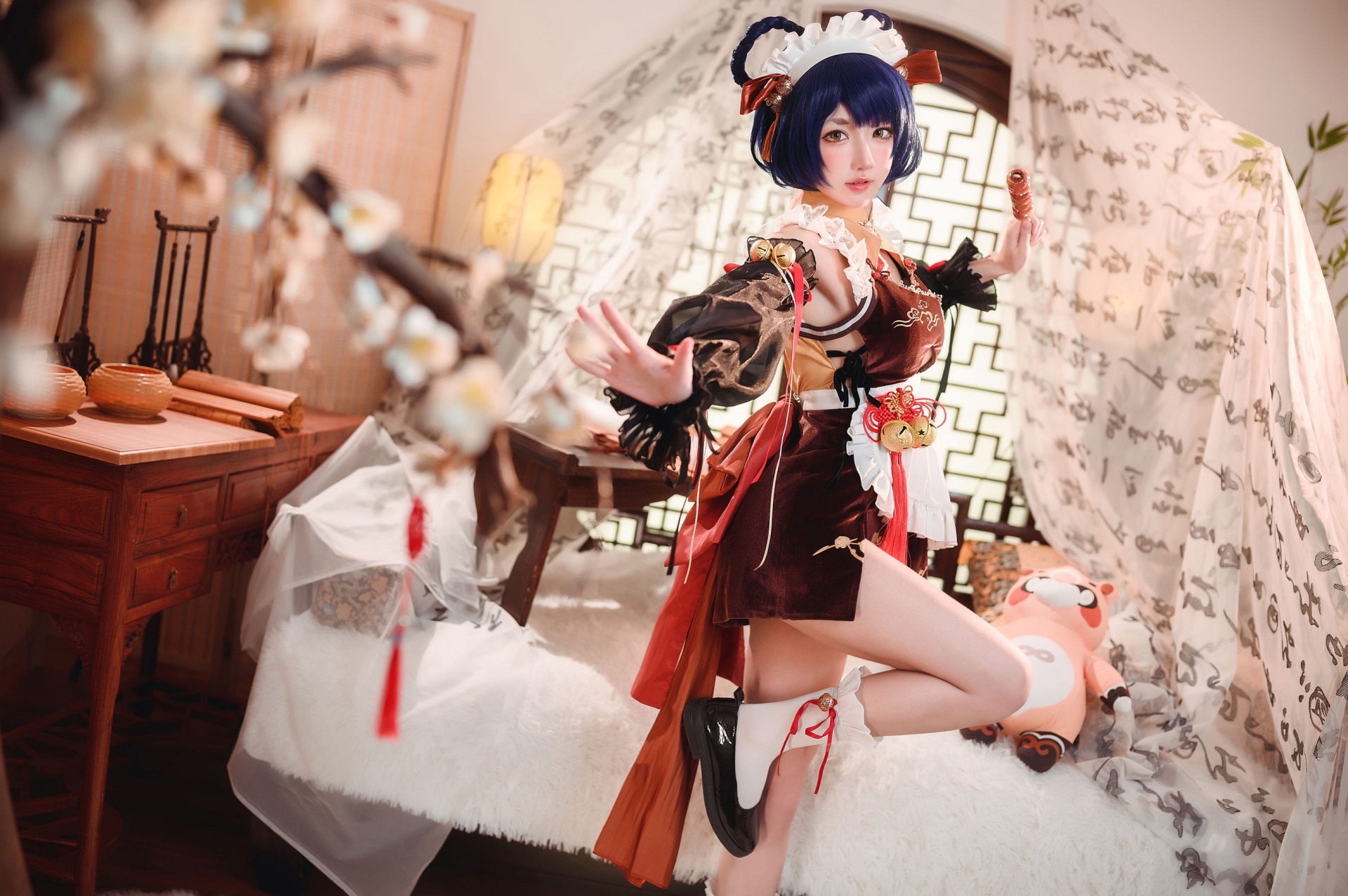 图片[4]-[COSPLAY]阿包也是兔娘 – 原神 香菱-看套图