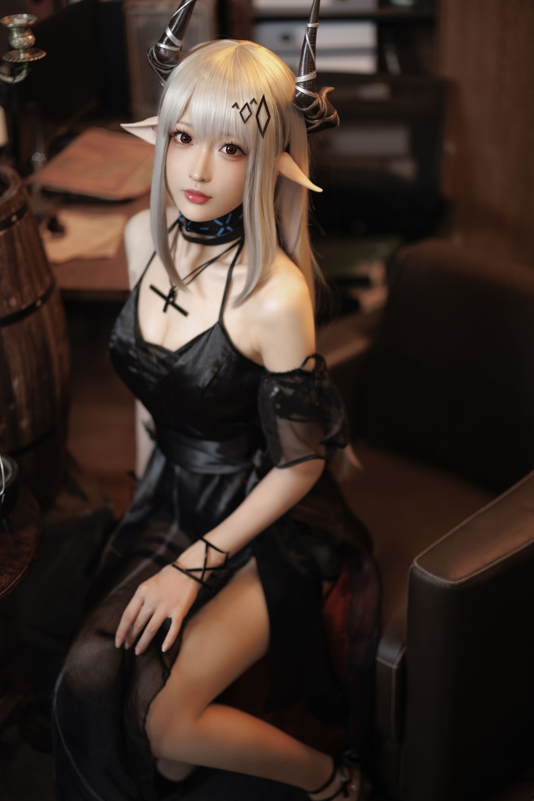 图片[2]-[COSPLAY] 南宫 – 泥岩 礼服-看套图
