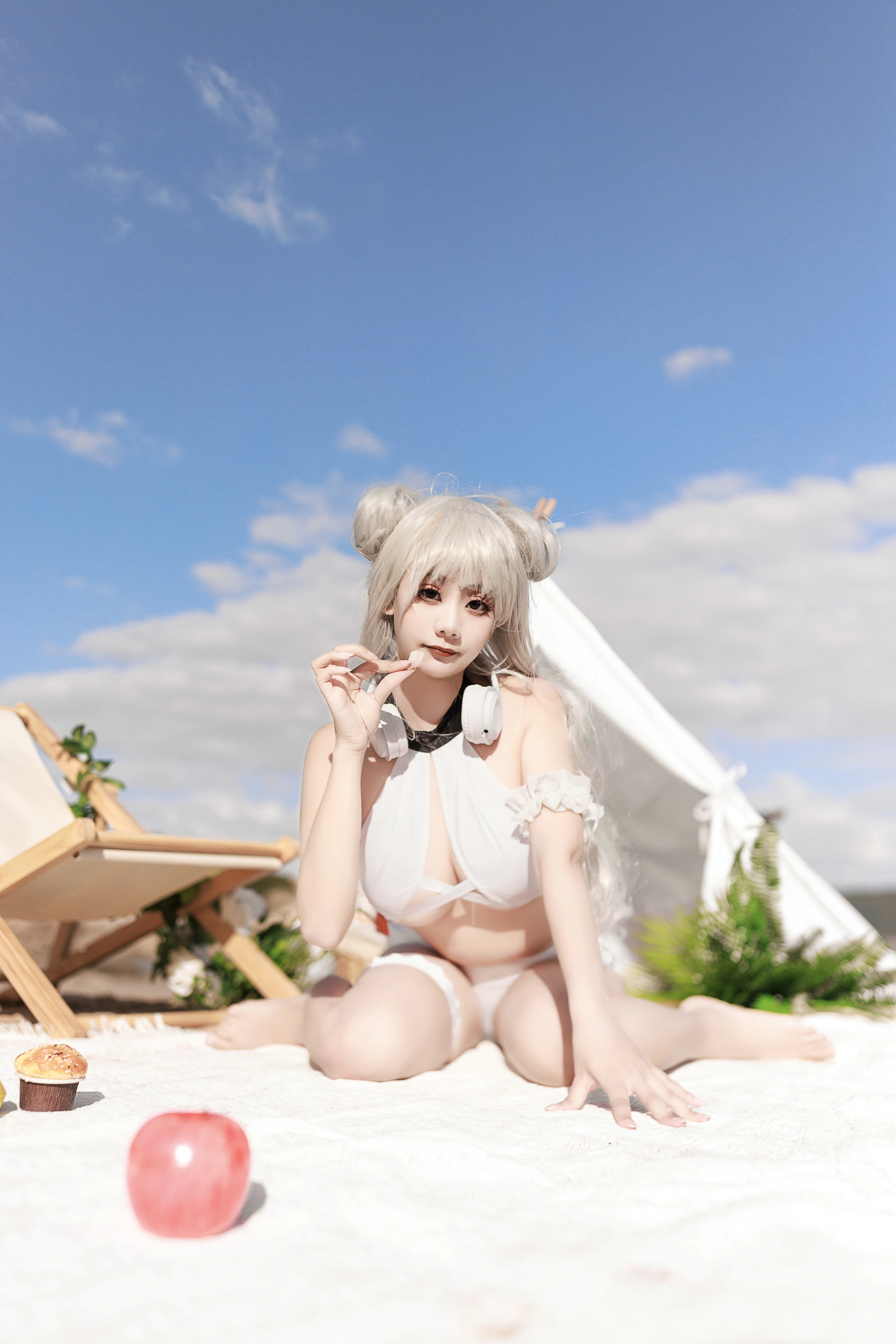 图片[3]-[COSPLAY]阿雪雪 – 恶毒泳装-看套图