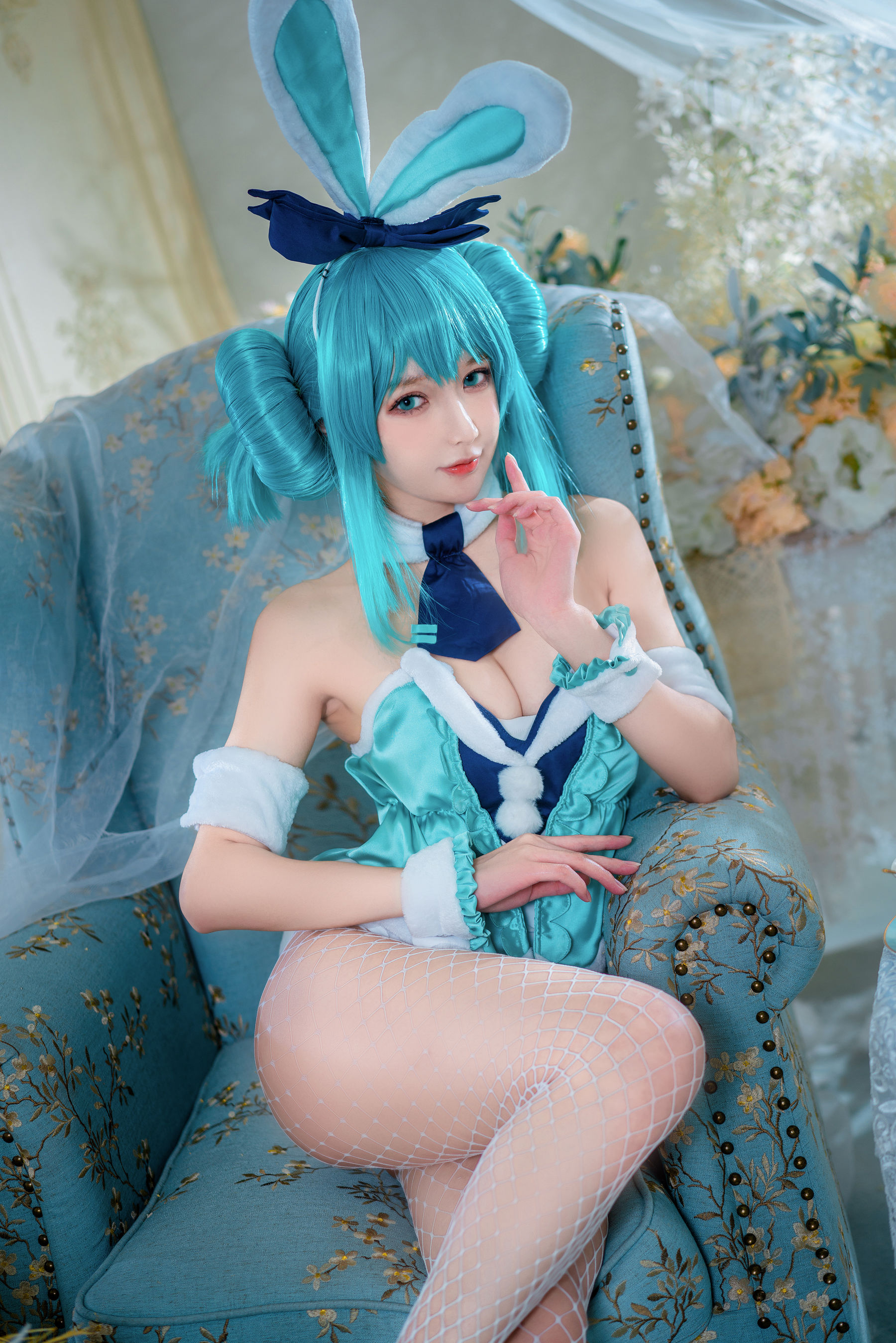 [COSPLAY]阿包也是兔娘 – 白兔miku-看套图