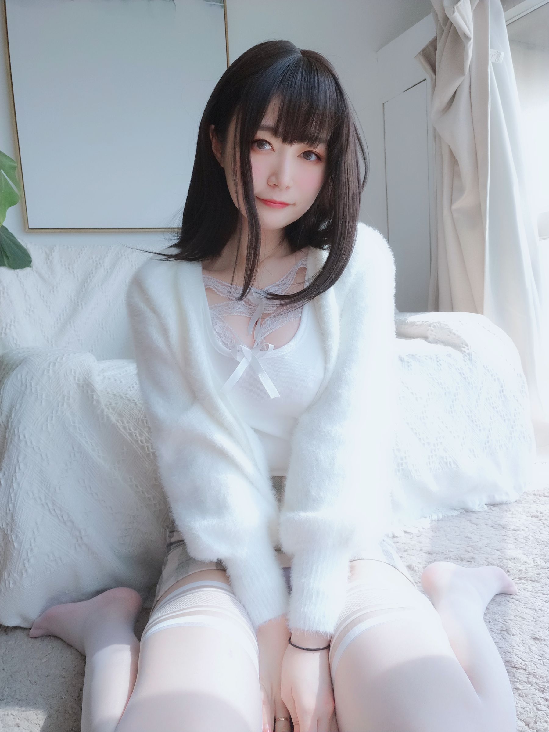 图片[2]-[COSPLAY] Coser小姐姐白银 – 白蕾丝-看套图