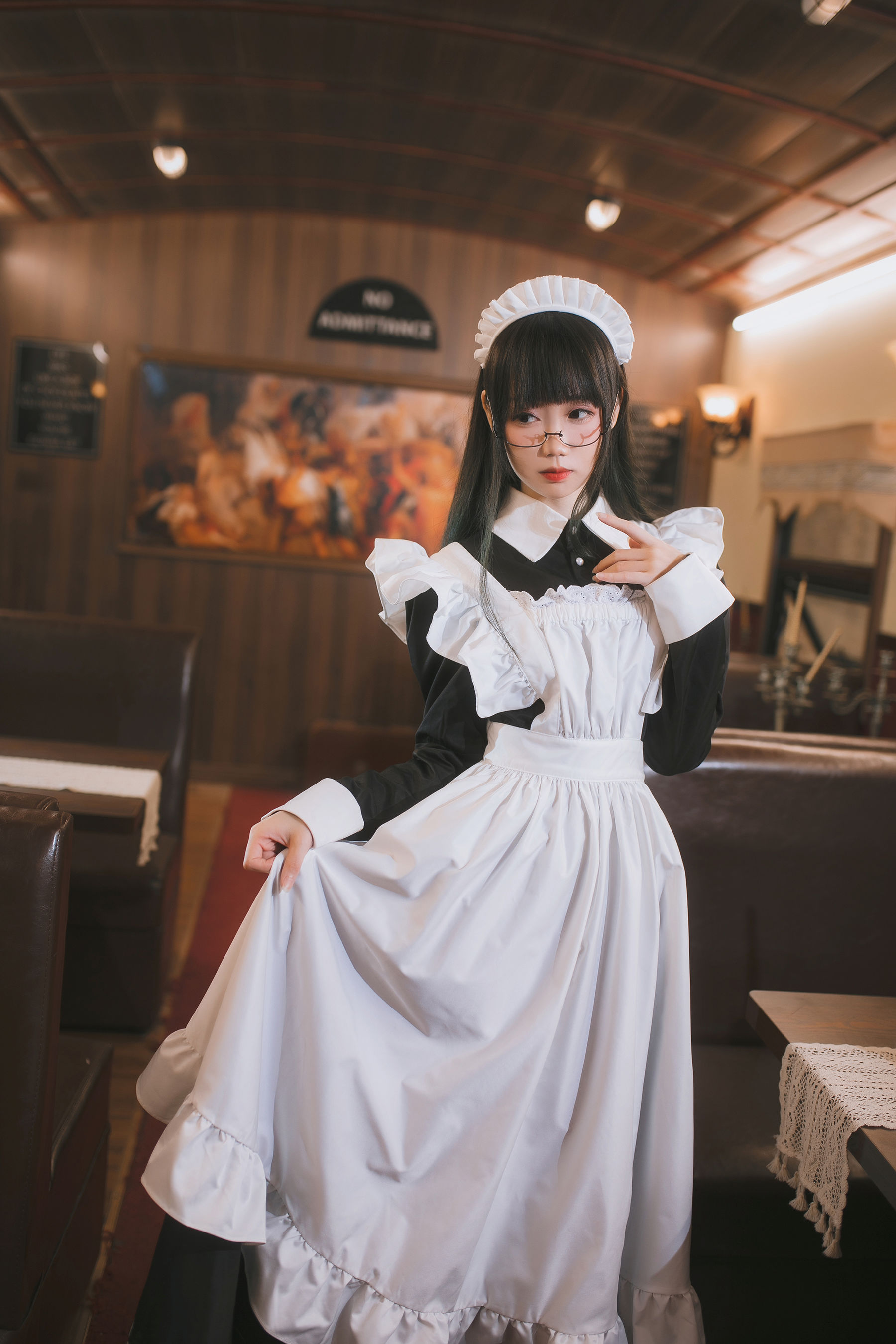 [COSPLAY] 焖焖碳 – 女仆-看套图