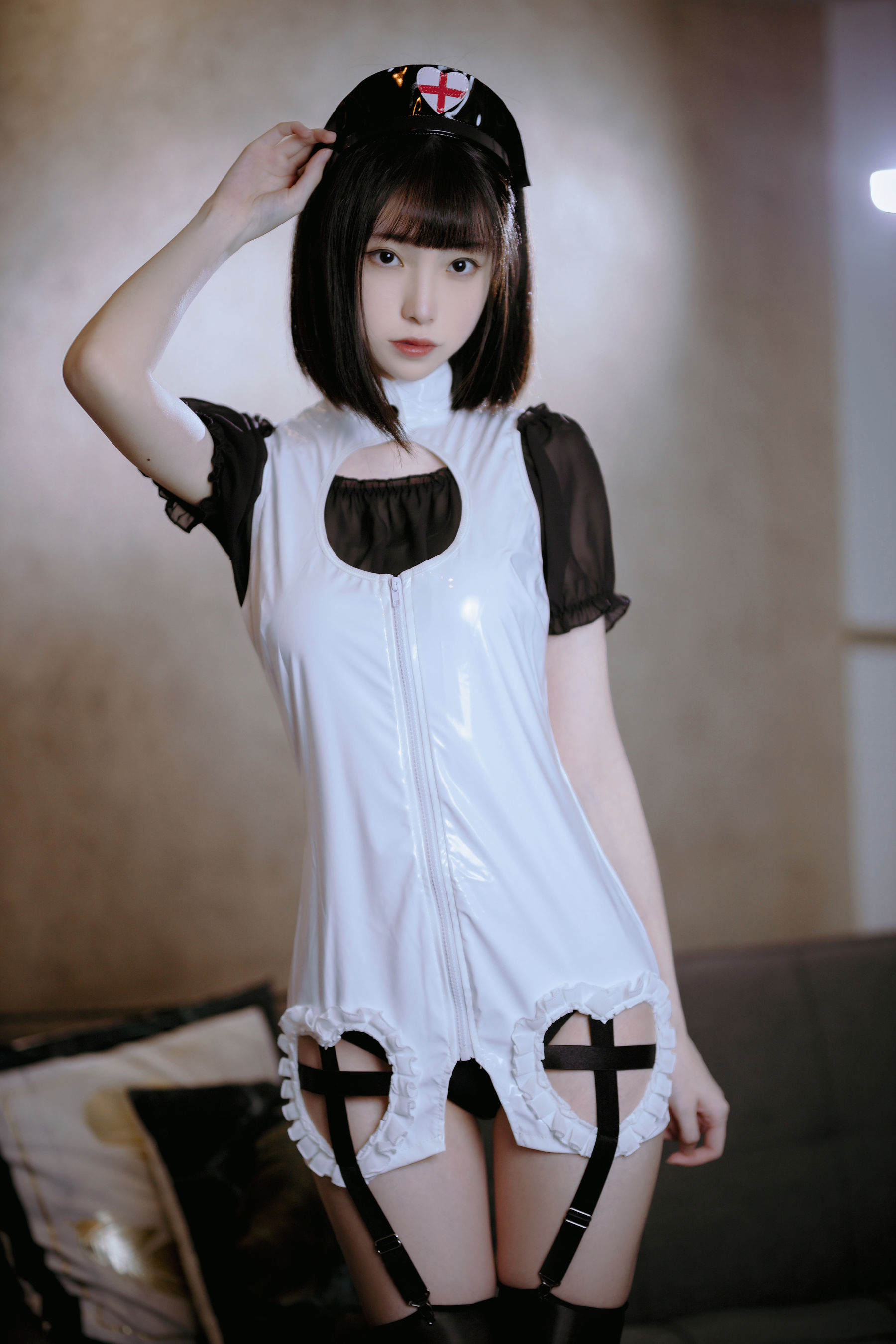 图片[2]-[COSPLAY]许岚 – 黑丝护士-看套图