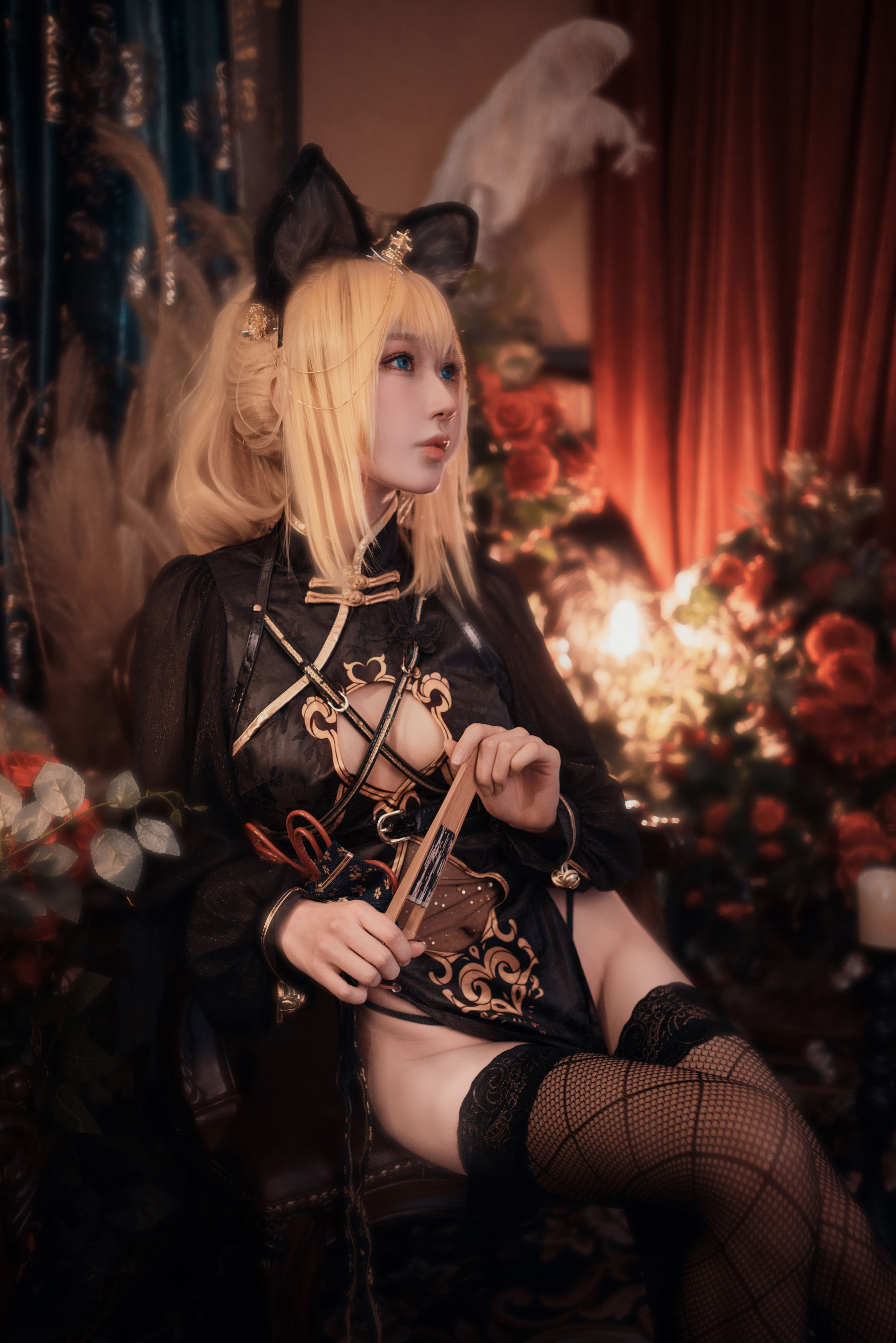 [COSPLAY]阿包也是兔娘 – 只属于你旗袍-看套图