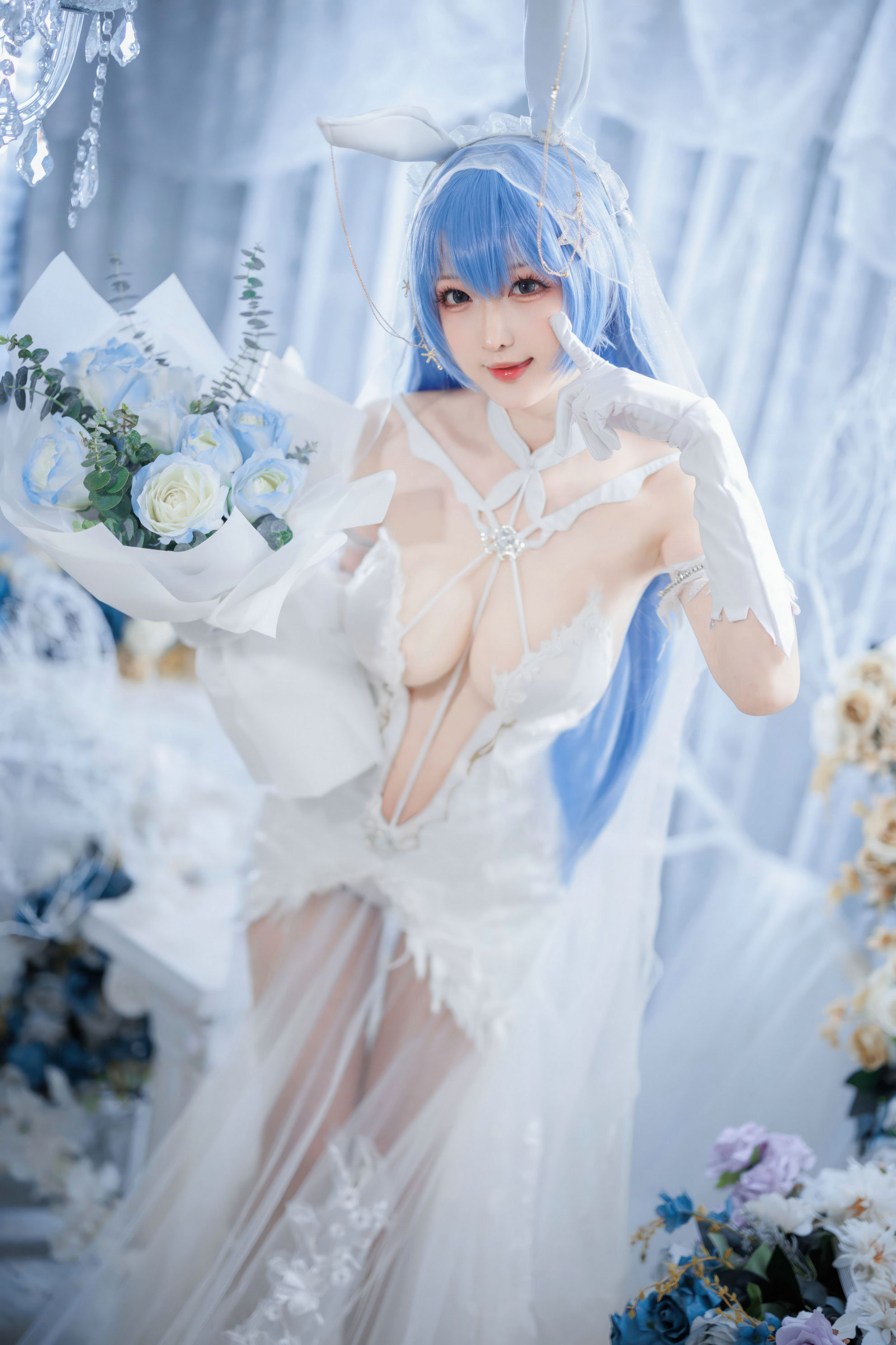 图片[4]-[COSPLAY] 南宫 – 新泽西 花园花嫁-看套图