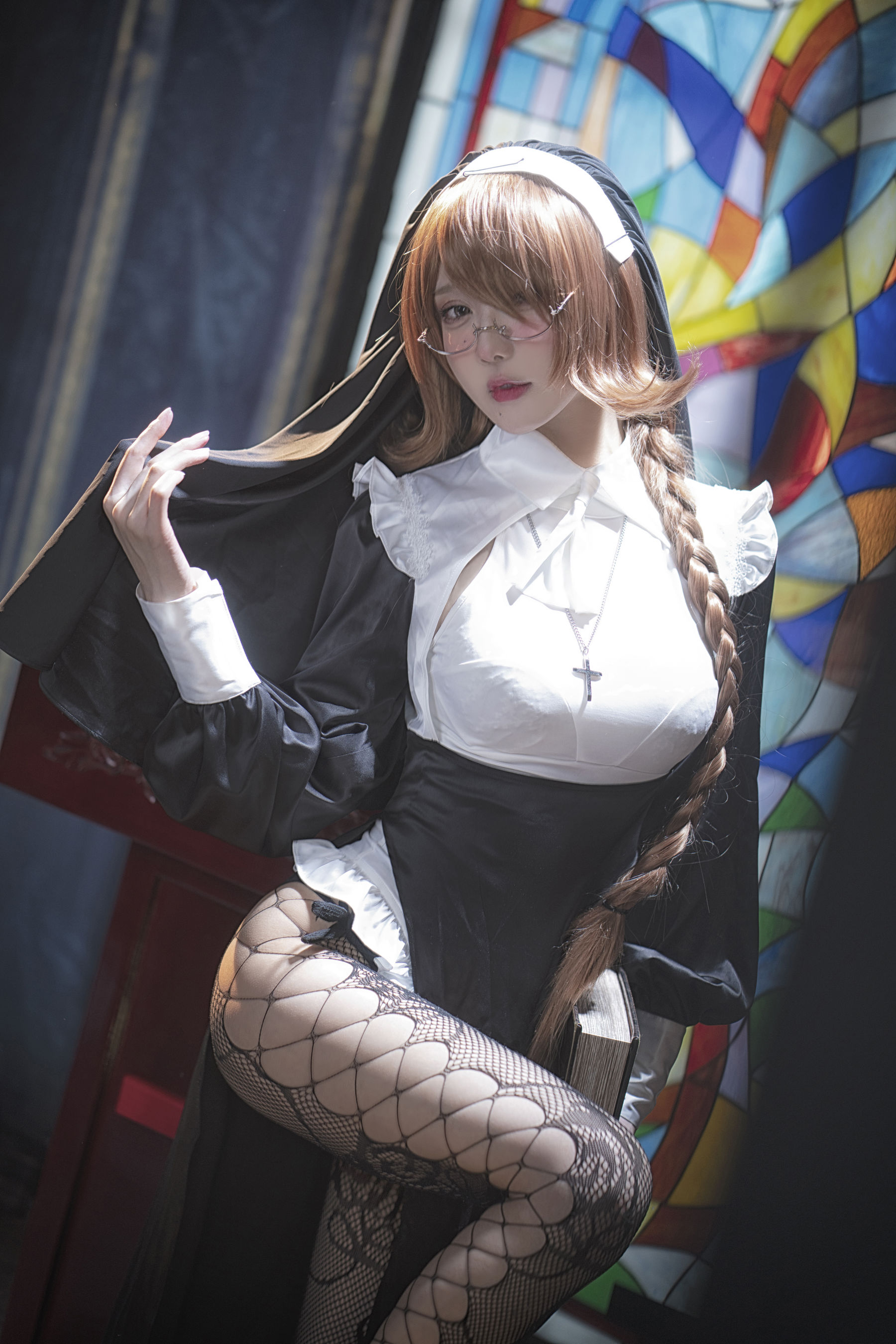 [COSPLAY]阿包也是兔娘 – 修女-看套图