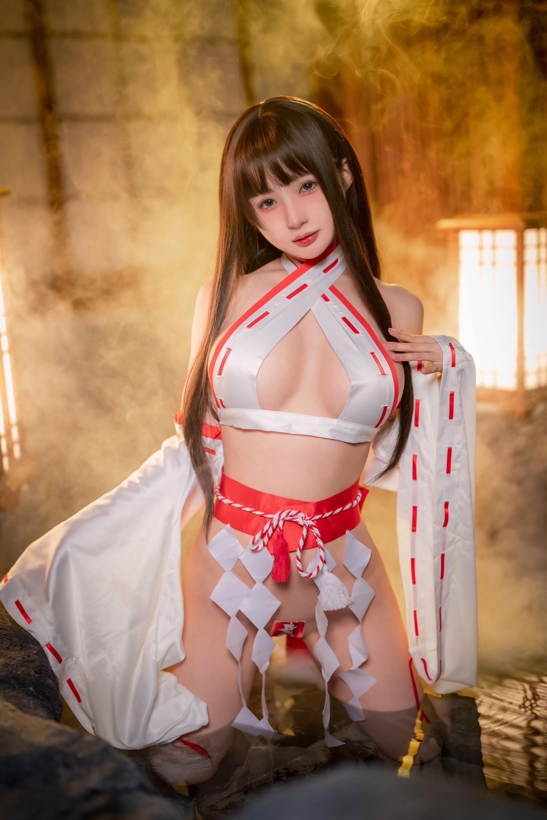 图片[5]-[COSPLAY] 桜井宁宁 – 纯洁巫女-看套图