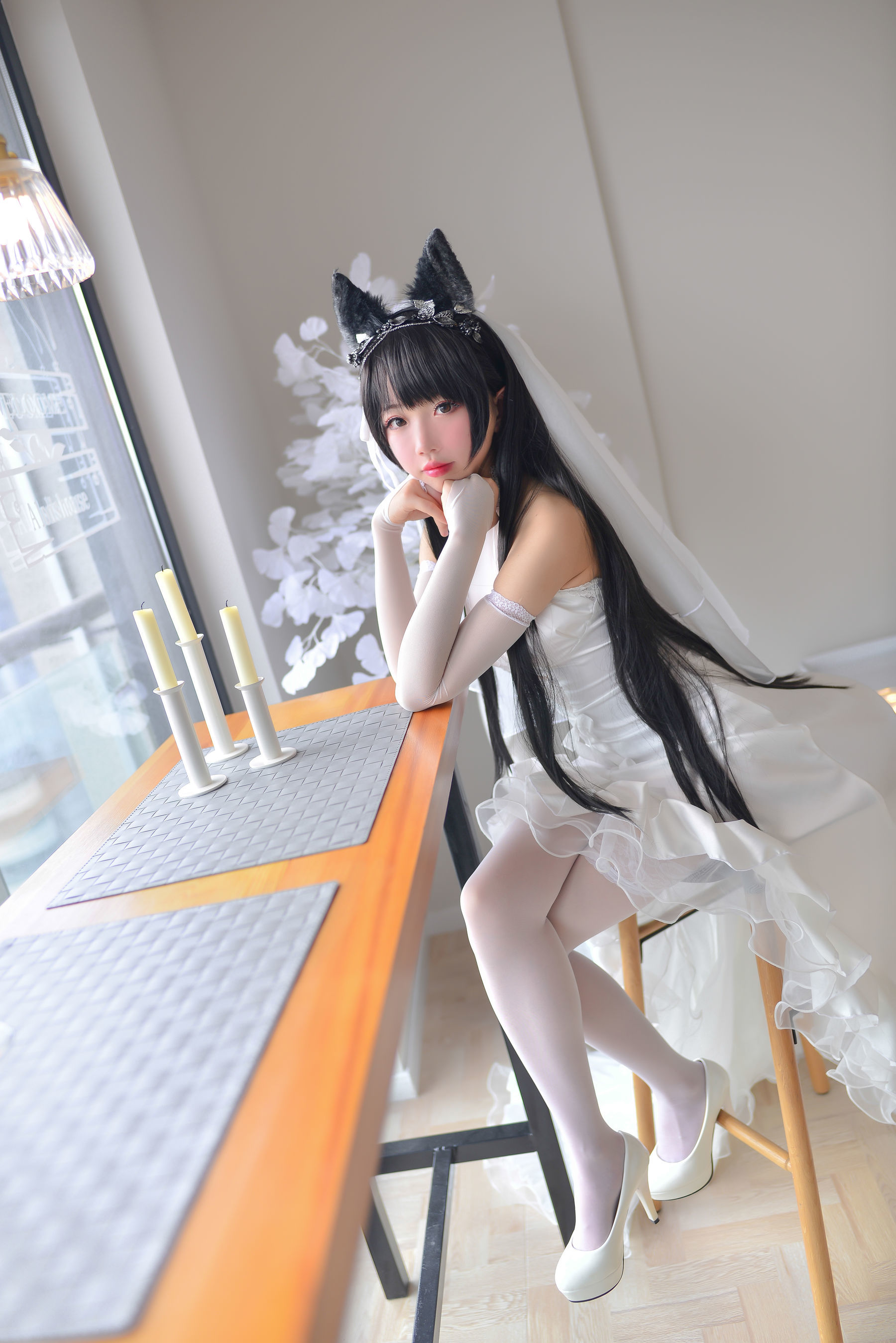 图片[2]-[COSPLAY] 雪琪SAMA – 爱宕婚纱 [38P]-看套图
