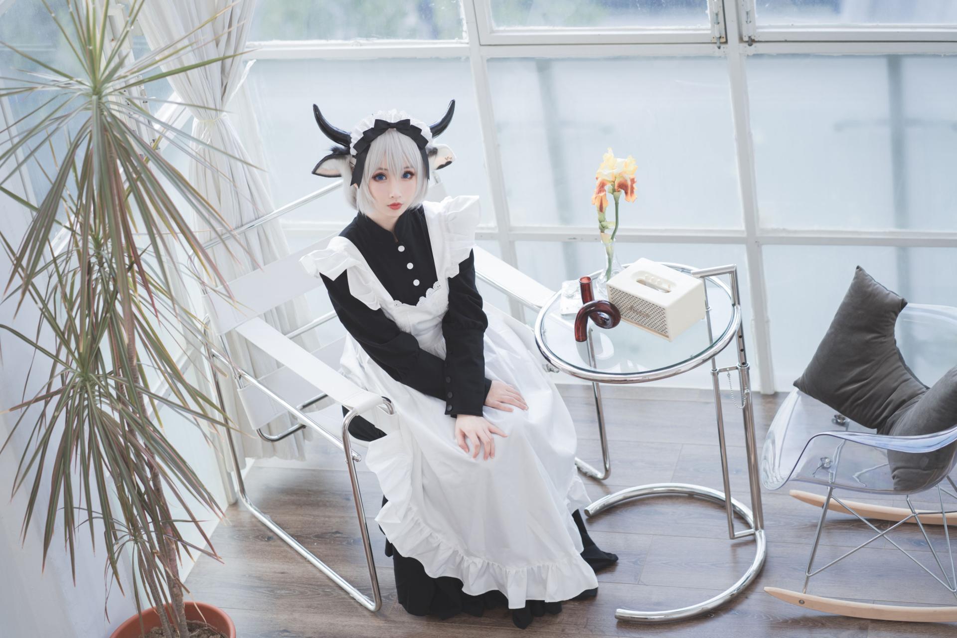 图片[3]-[COSPLAY]rioko凉凉子 – 贴心的奶牛女仆-看套图
