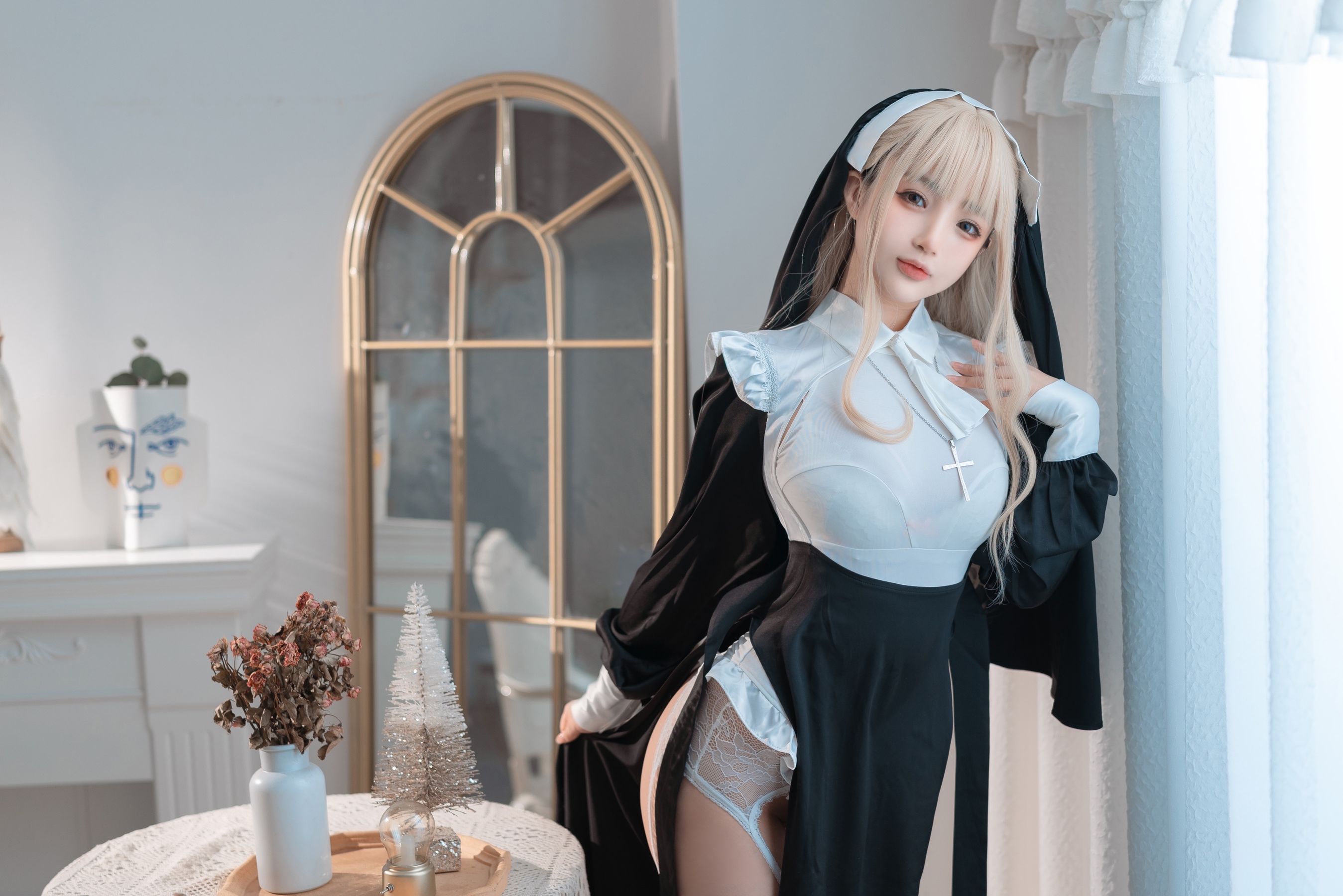 图片[5]-[COSPLAY] 桜井宁宁 – 修女-看套图