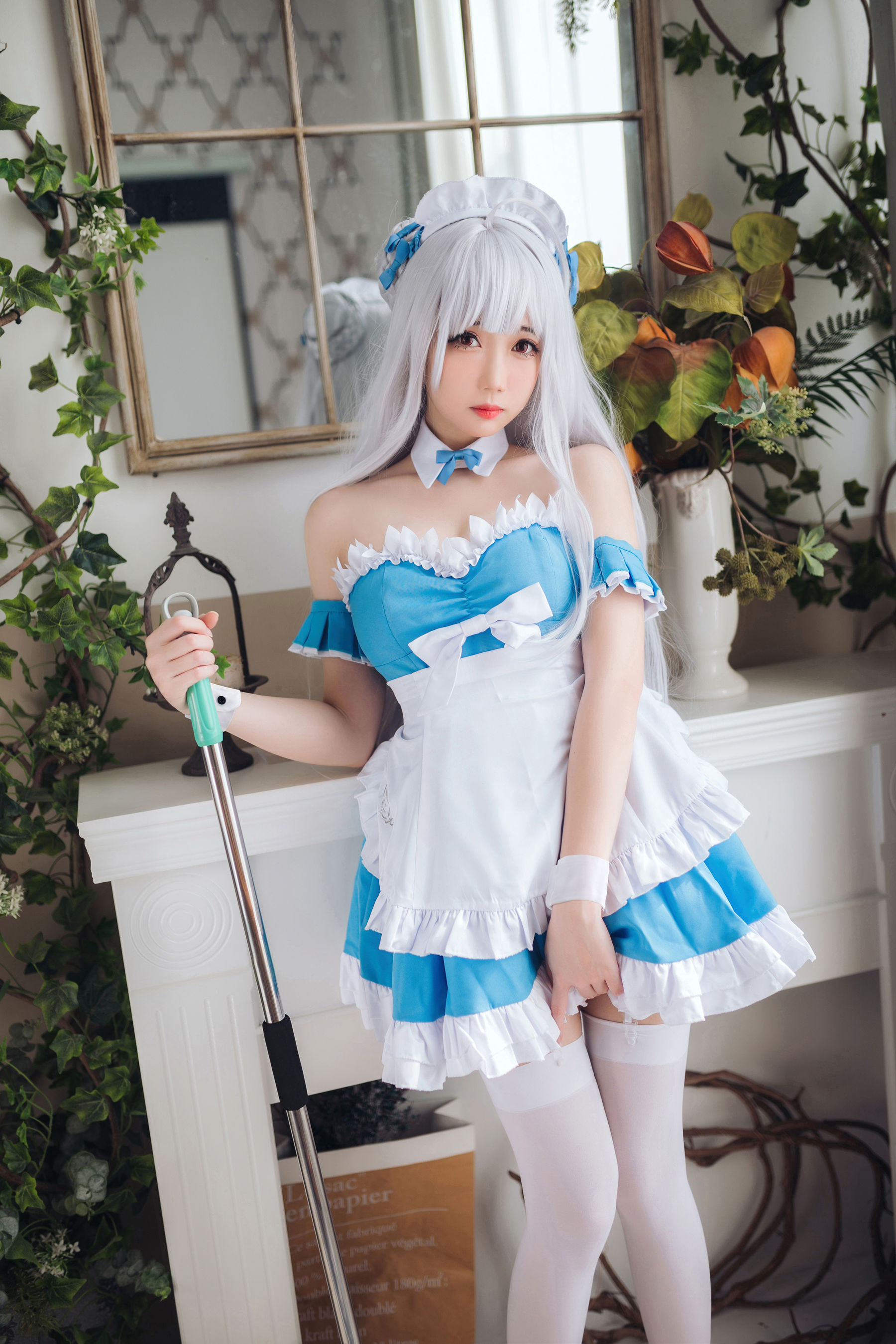 图片[3]-[COSPLAY] 焖焖碳 – 小天鹅女仆-看套图