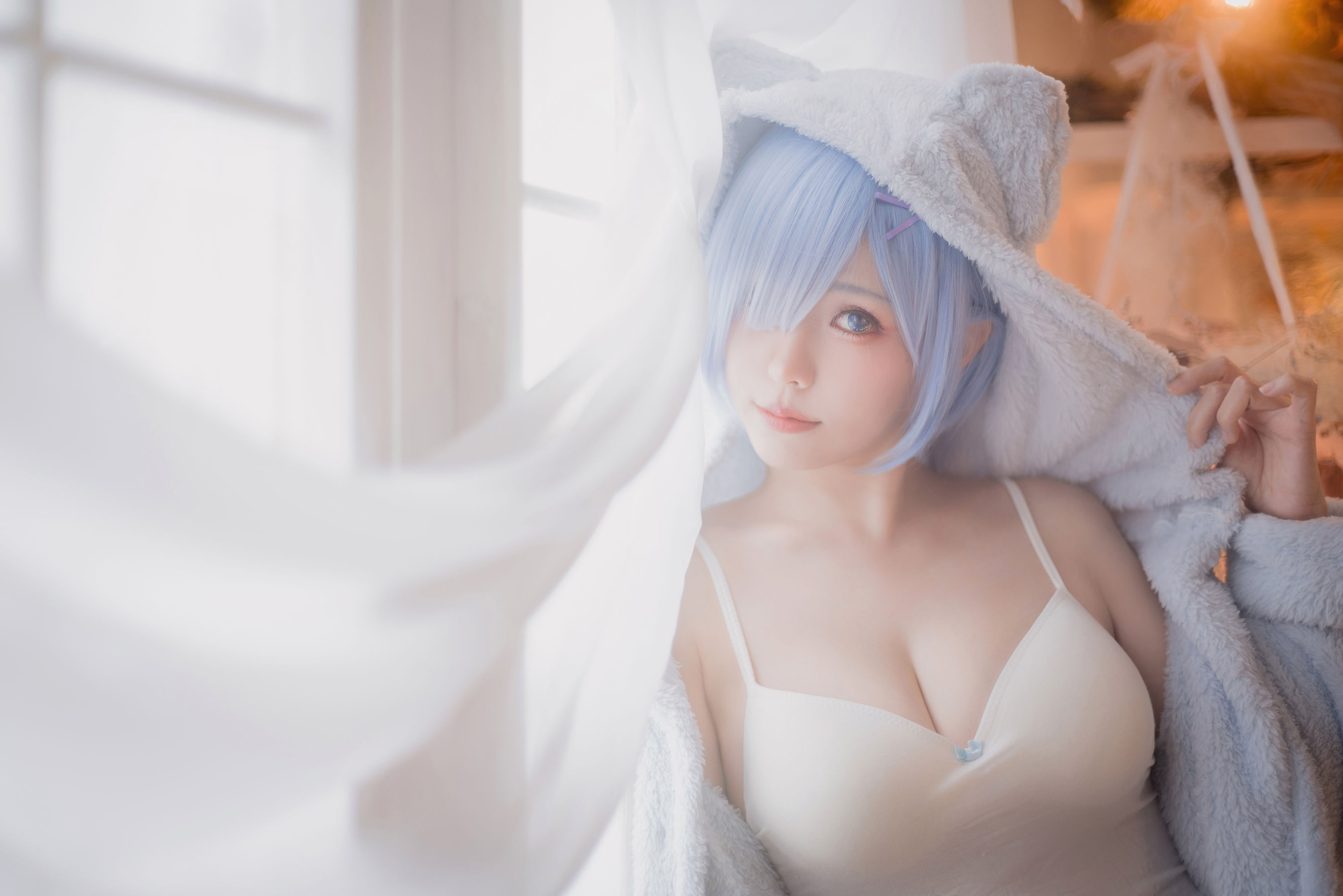 图片[2]-[COSPLAY] Ely_eee(ElyEE子) – Rem Pajamas-看套图