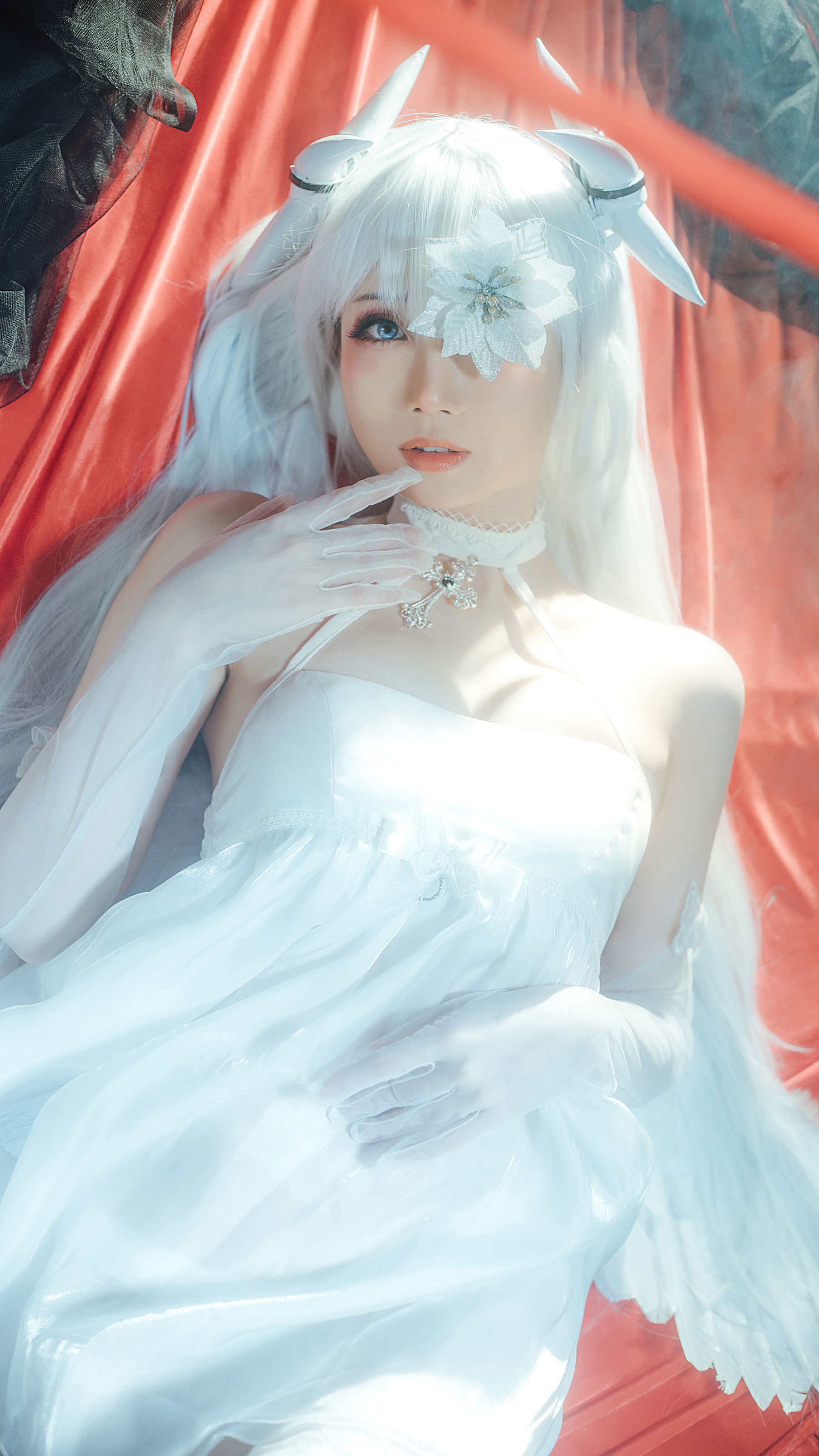 图片[5]-[COSPLAY] 焖焖碳&Tomoyo酱 – 碧蓝航线 埃姆登 双黑白夜之主-看套图