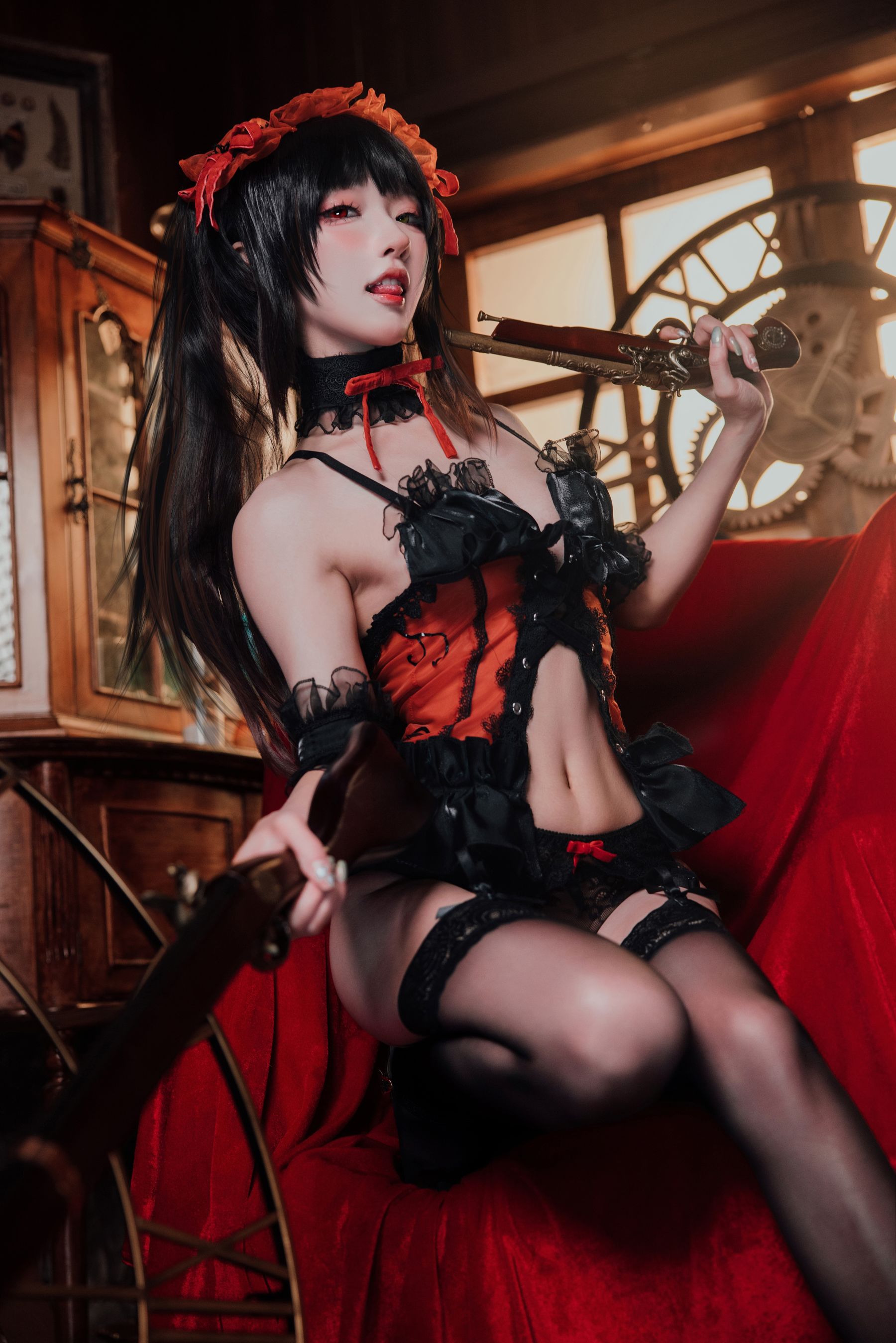 [COSPLAY]阿包也是兔娘 – 时崎狂三-看套图