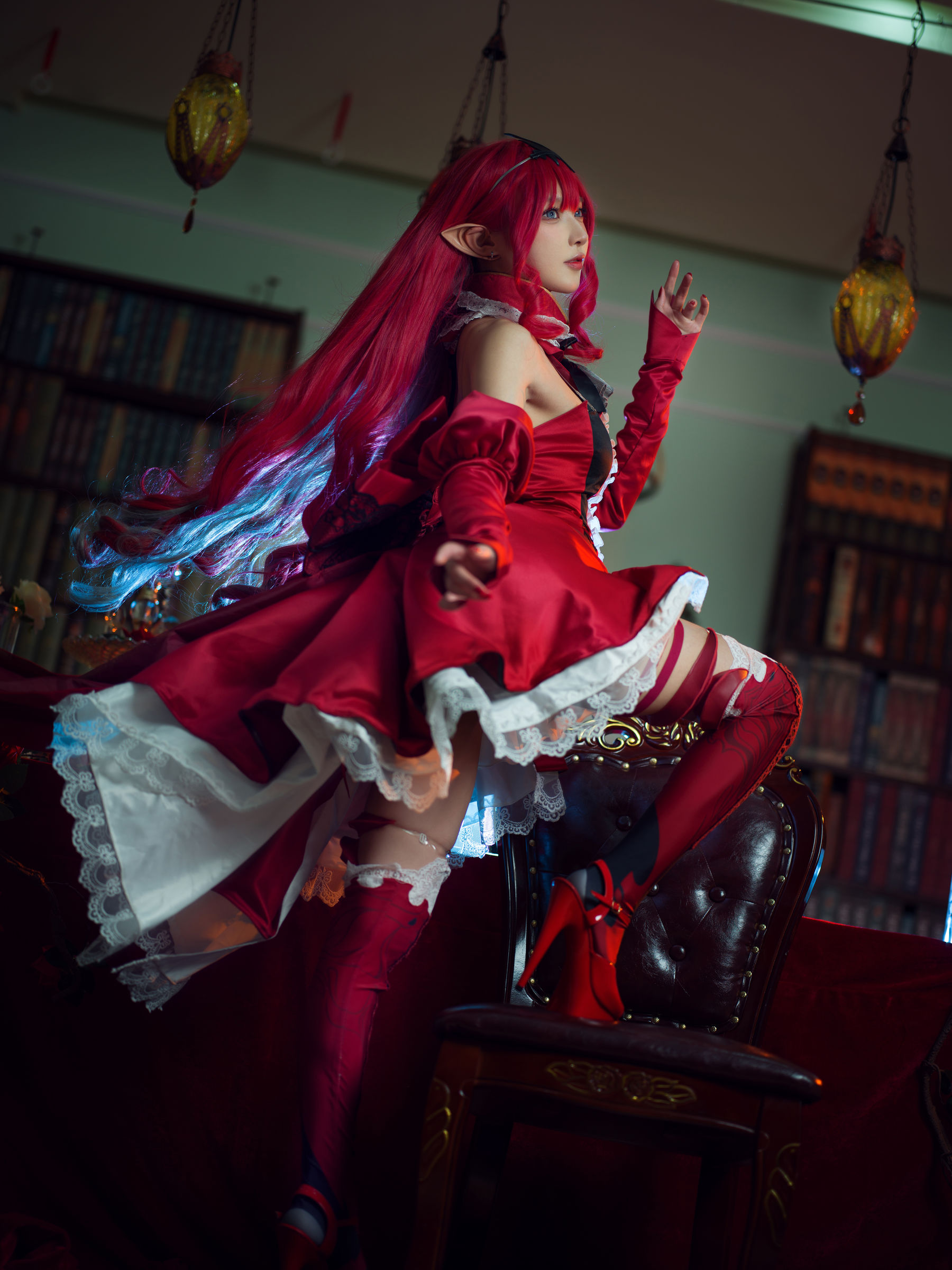 图片[5]-[COSPLAY]阿包也是兔娘 – FATE妖精骑士崔斯坦-看套图