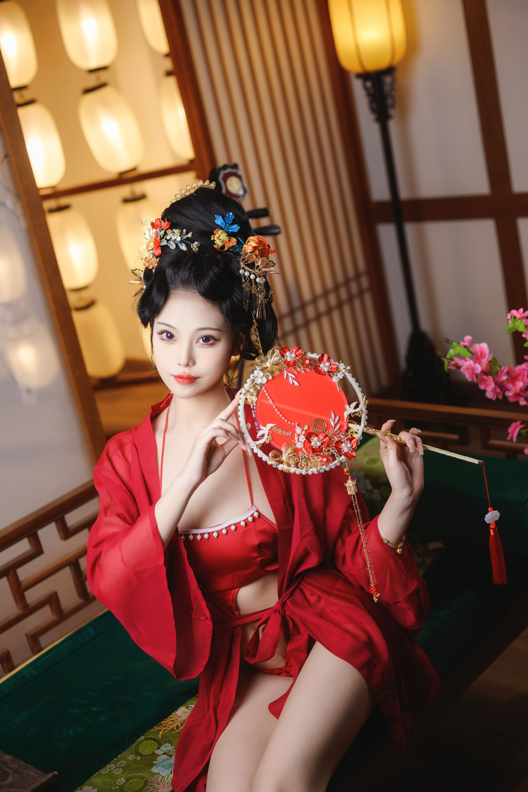 图片[2]-[COSPLAY]蜜汁猫裘 – 唐宫夜宴-看套图