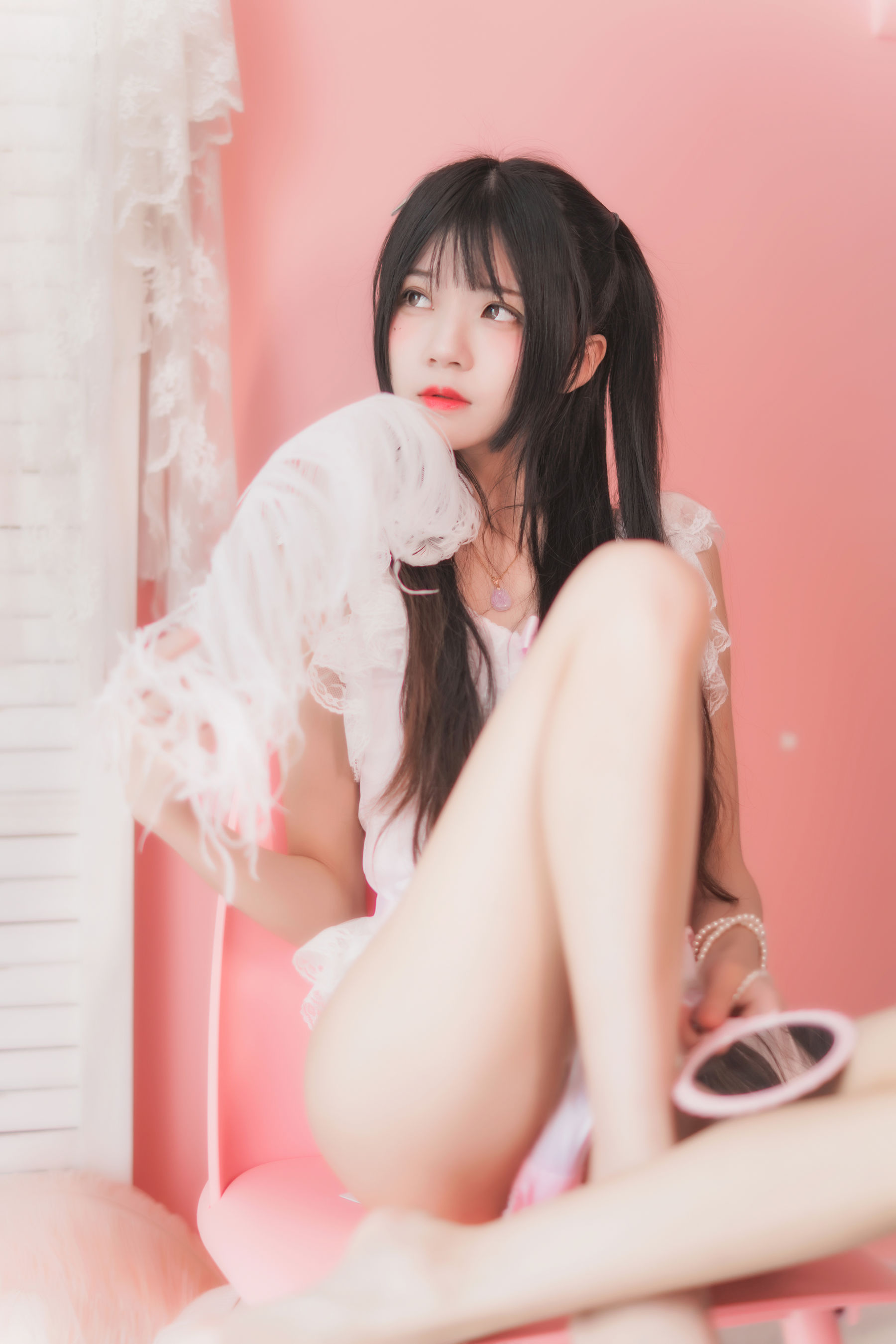 图片[3]-[COSPLAY] 桜桃喵 – 冬眠系列 粉色浴缸-看套图