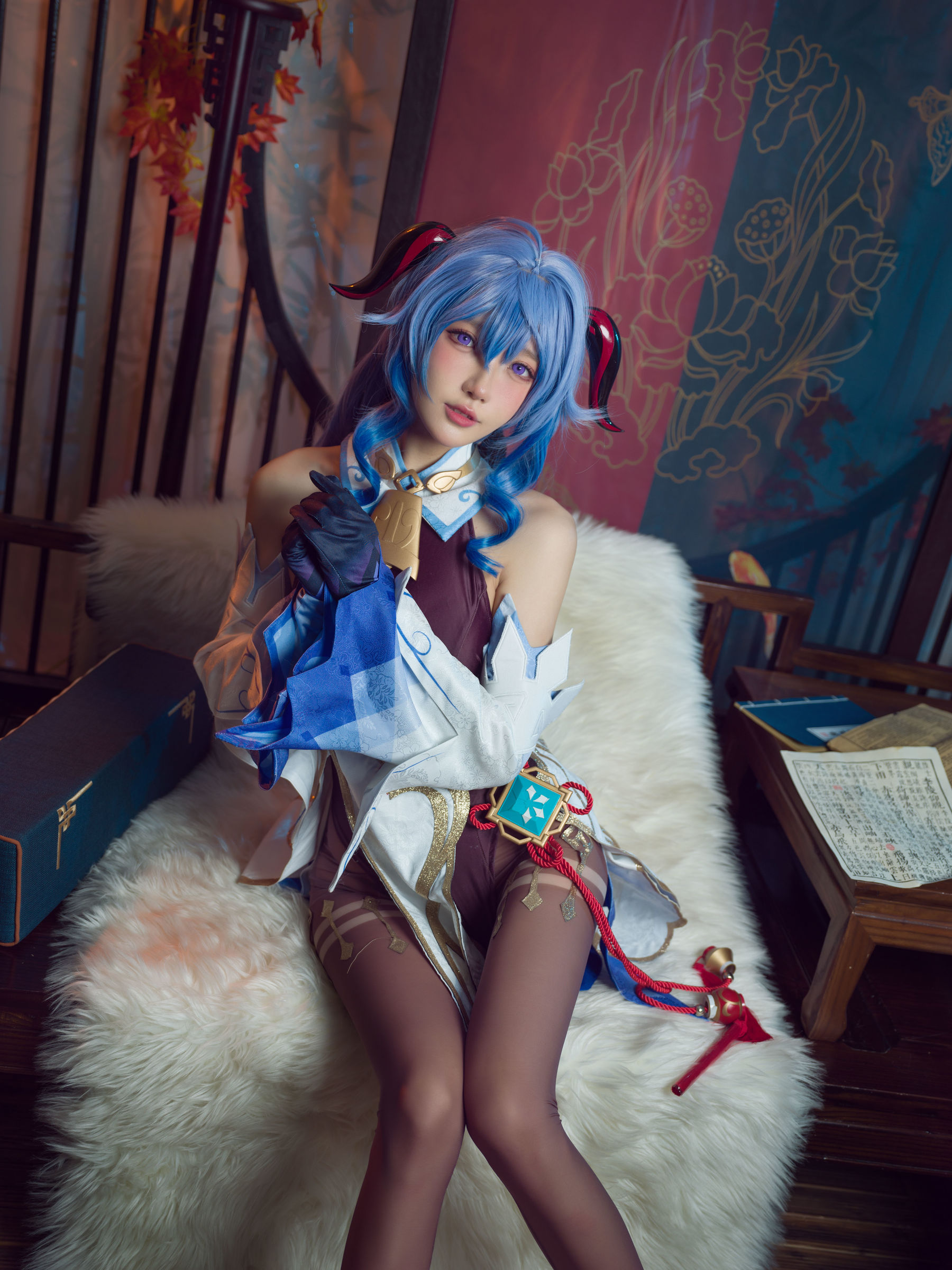 [COSPLAY]阿包也是兔娘 – 舰长 原神甘雨-看套图