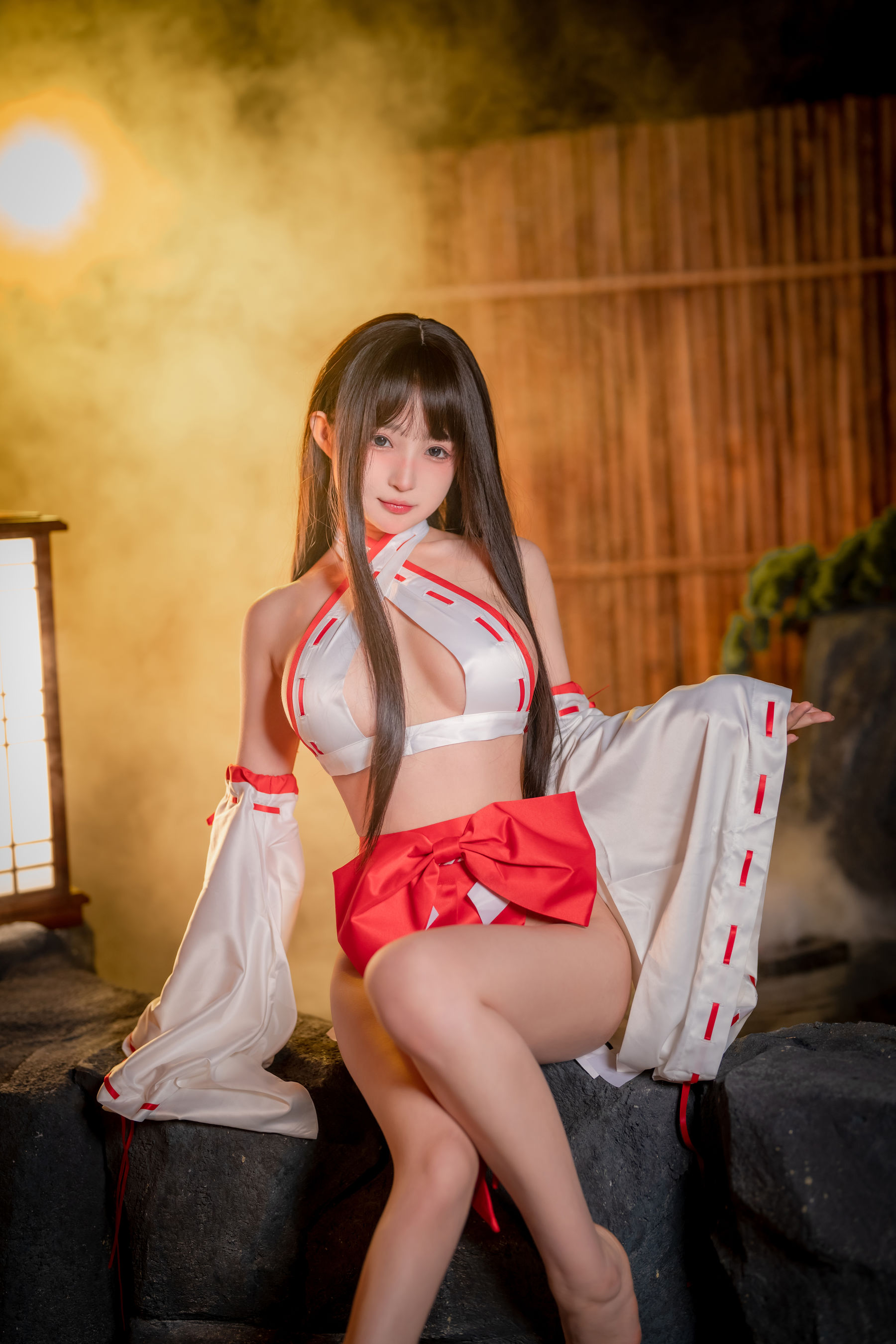 图片[2]-[COSPLAY] 桜井宁宁 – 纯洁巫女-看套图