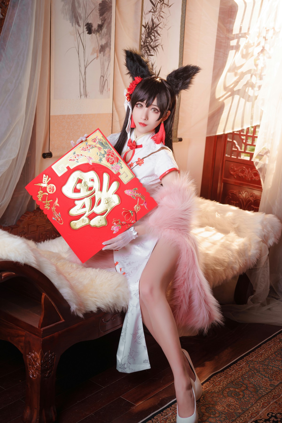 [COSPLAY]rioko凉凉子 – 爱宕旗袍-看套图