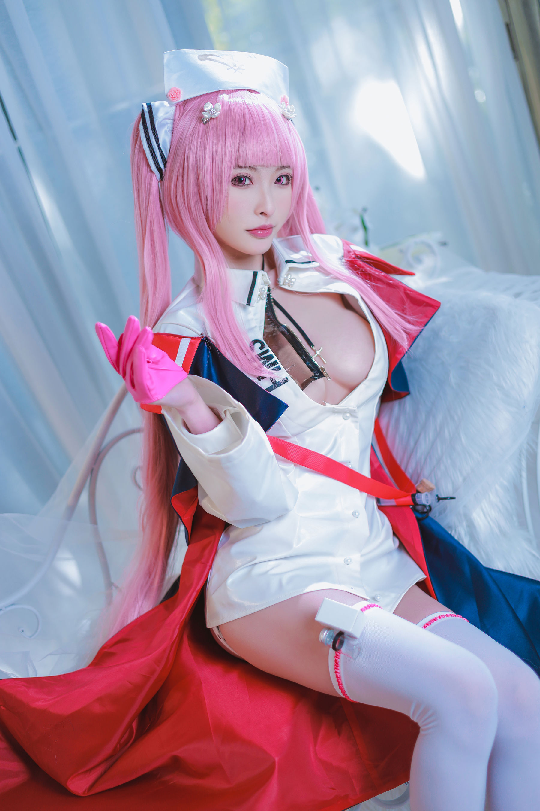 图片[4]-[COSPLAY] 清水由乃 英仙座护士服-看套图
