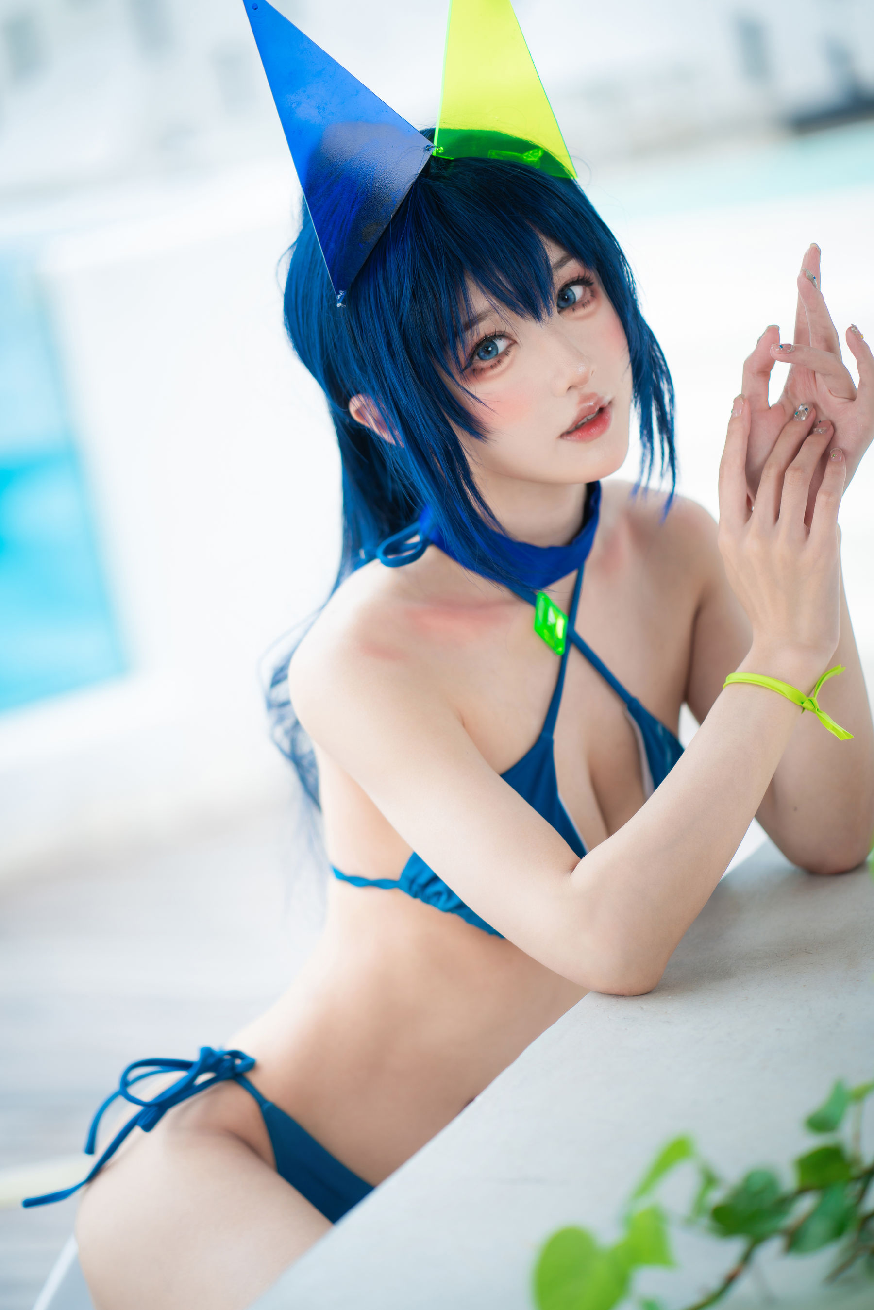 图片[4]-[COSPLAY]阿包也是兔娘 – 花园泳装-看套图