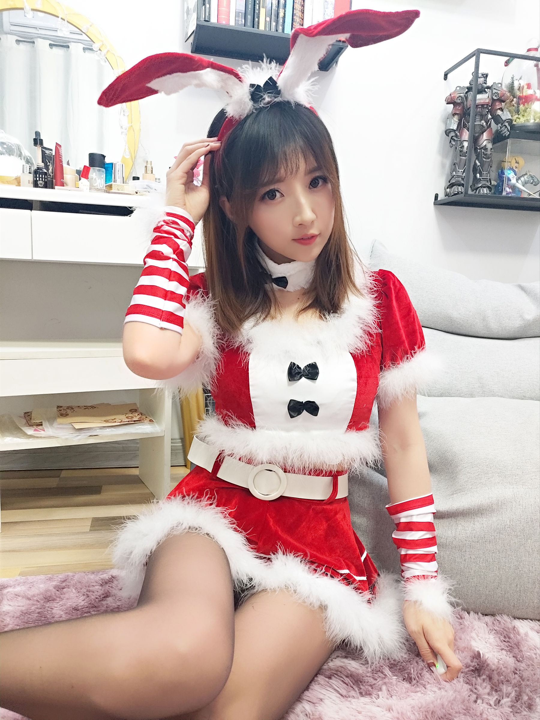 图片[4]-[COSPLAY]小女巫露娜 – 圣诞装-看套图