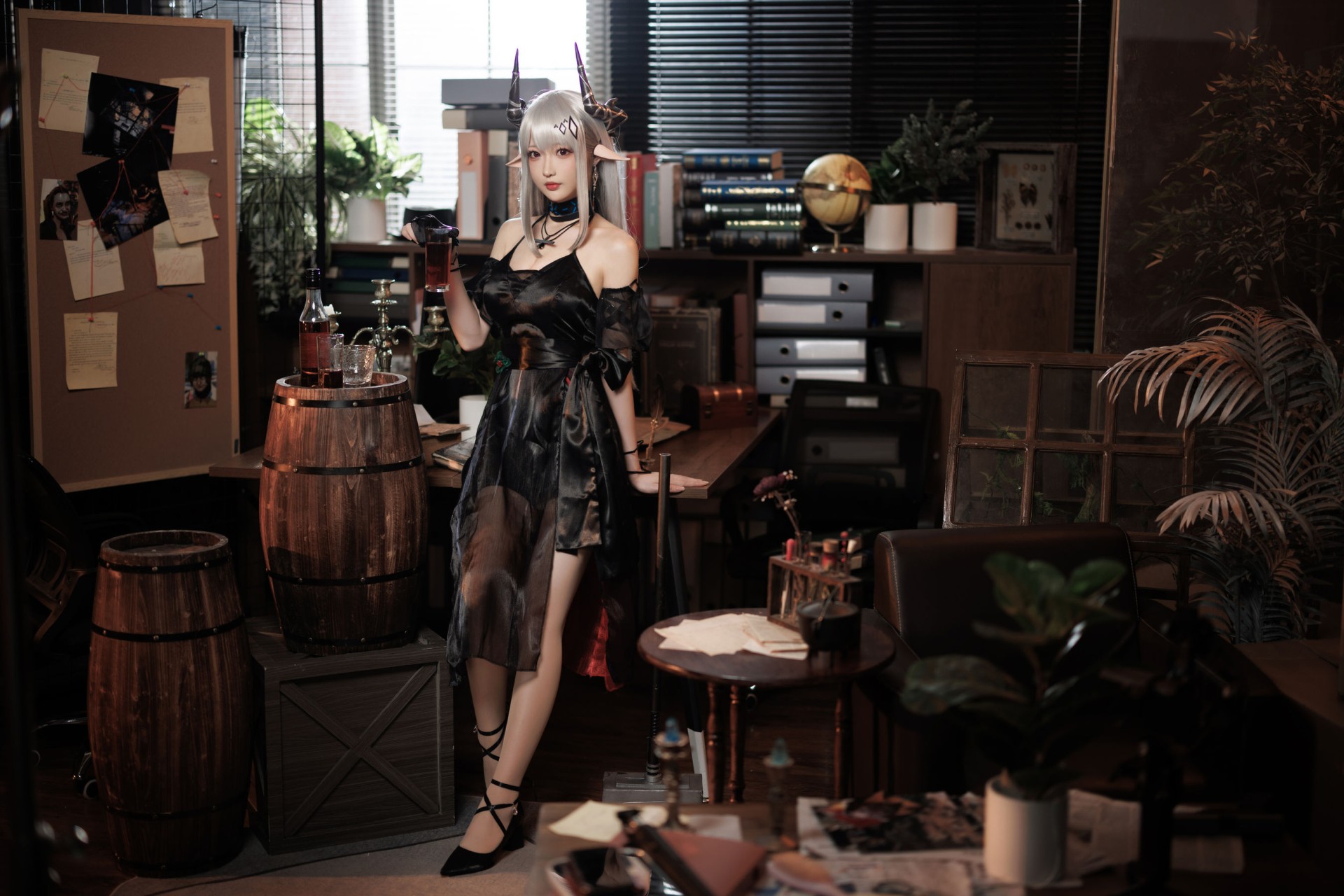 图片[3]-[COSPLAY] 南宫 – 泥岩 礼服-看套图