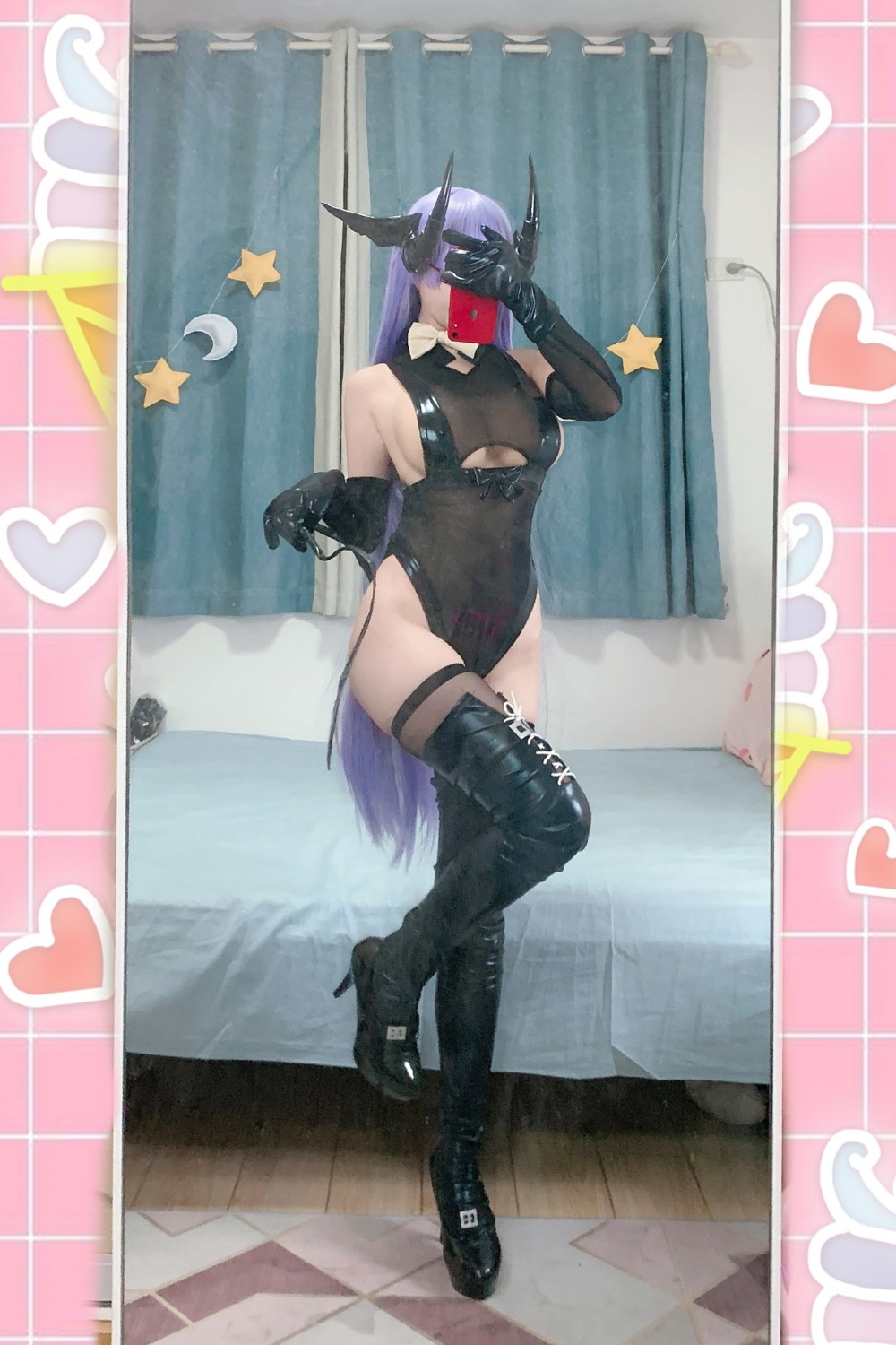 [COSPLAY]rioko凉凉子 – 梦魇魅影自拍-看套图