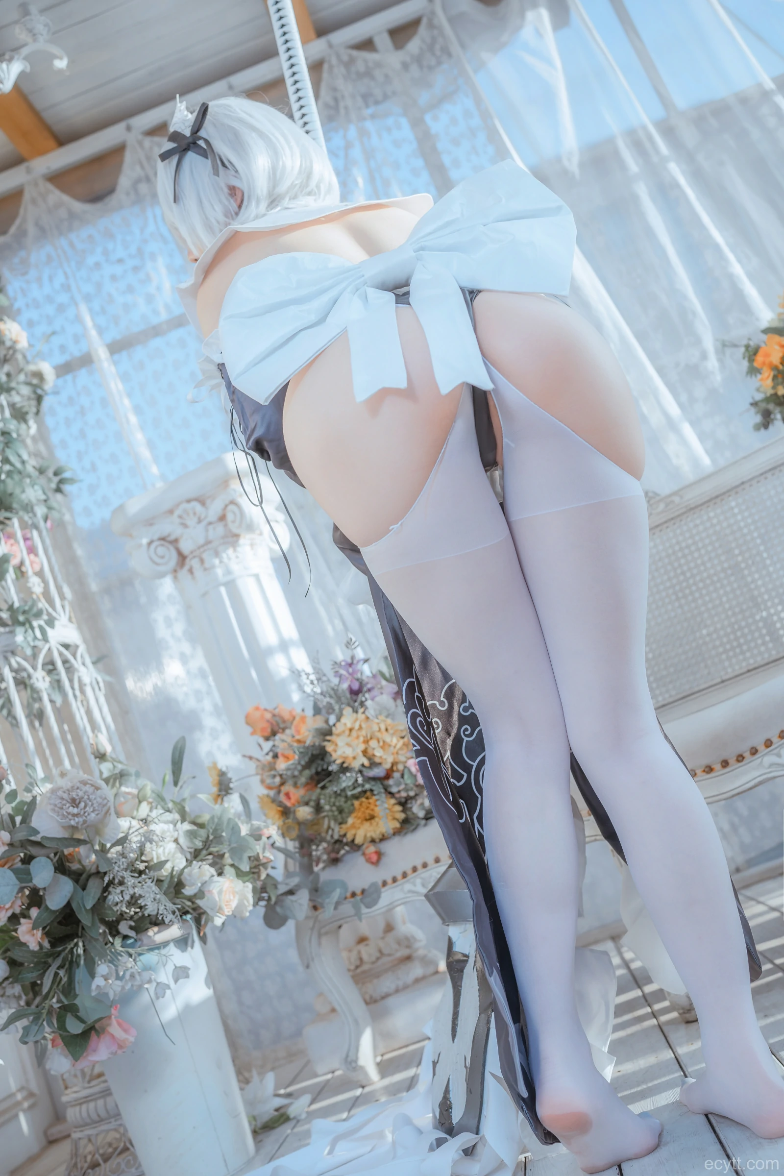 [COSPLAY]桃良阿宅 – 女仆2B-看套图