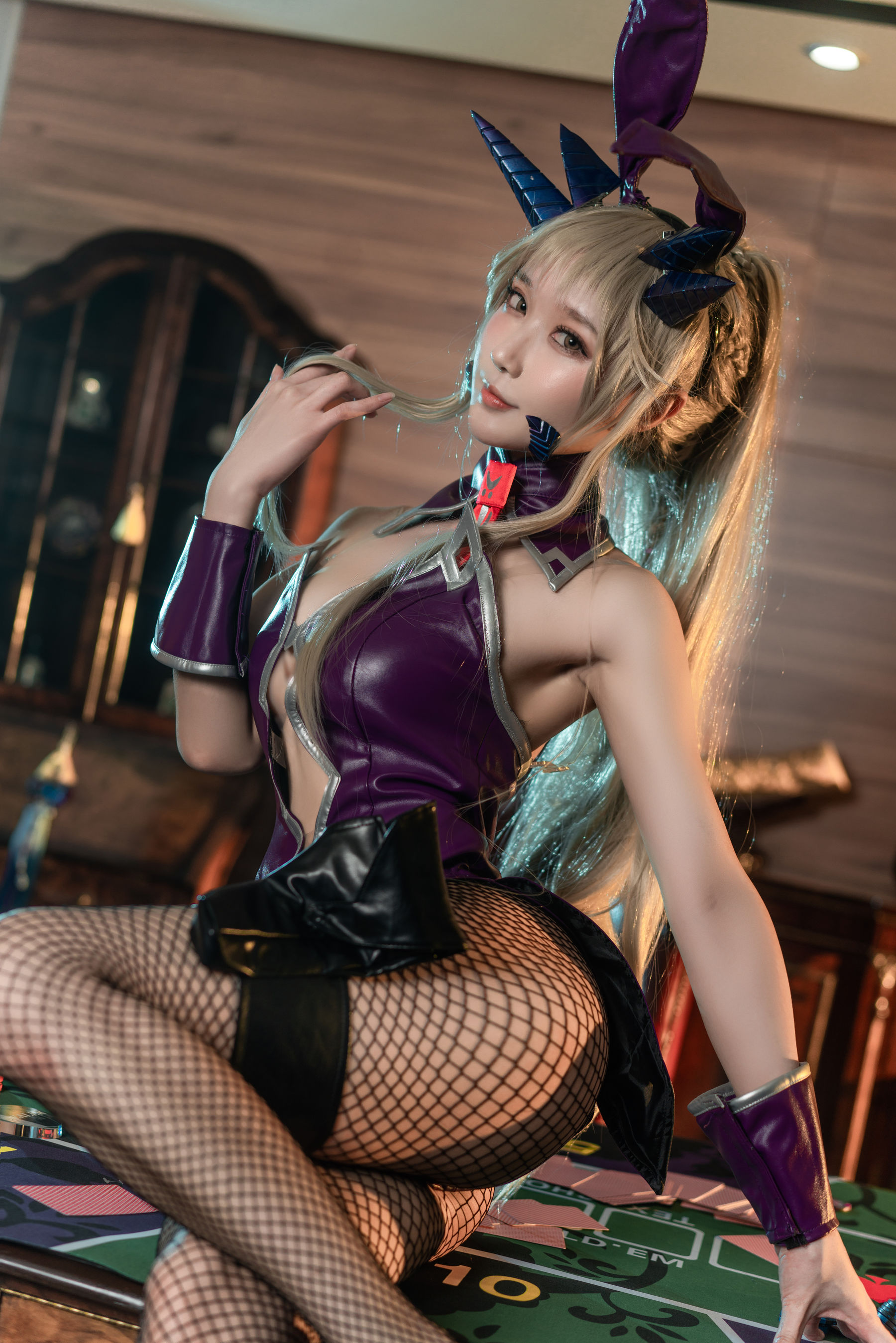 [COSPLAY]阿包也是兔娘 – 黑枪呆兔女郎-看套图