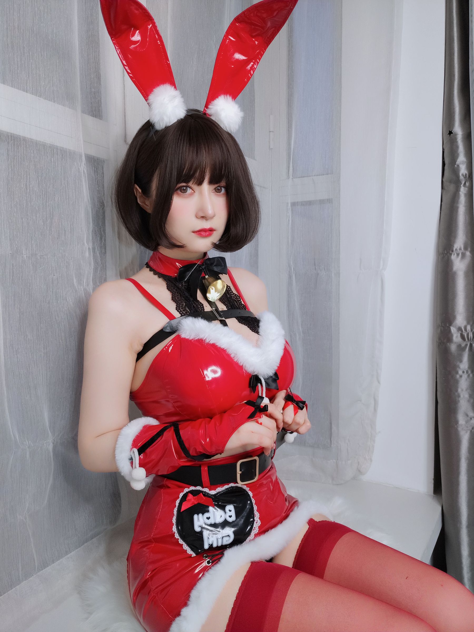 图片[5]-[COSPLAY] Coser小姐姐白银 – Christmas Bunny-看套图