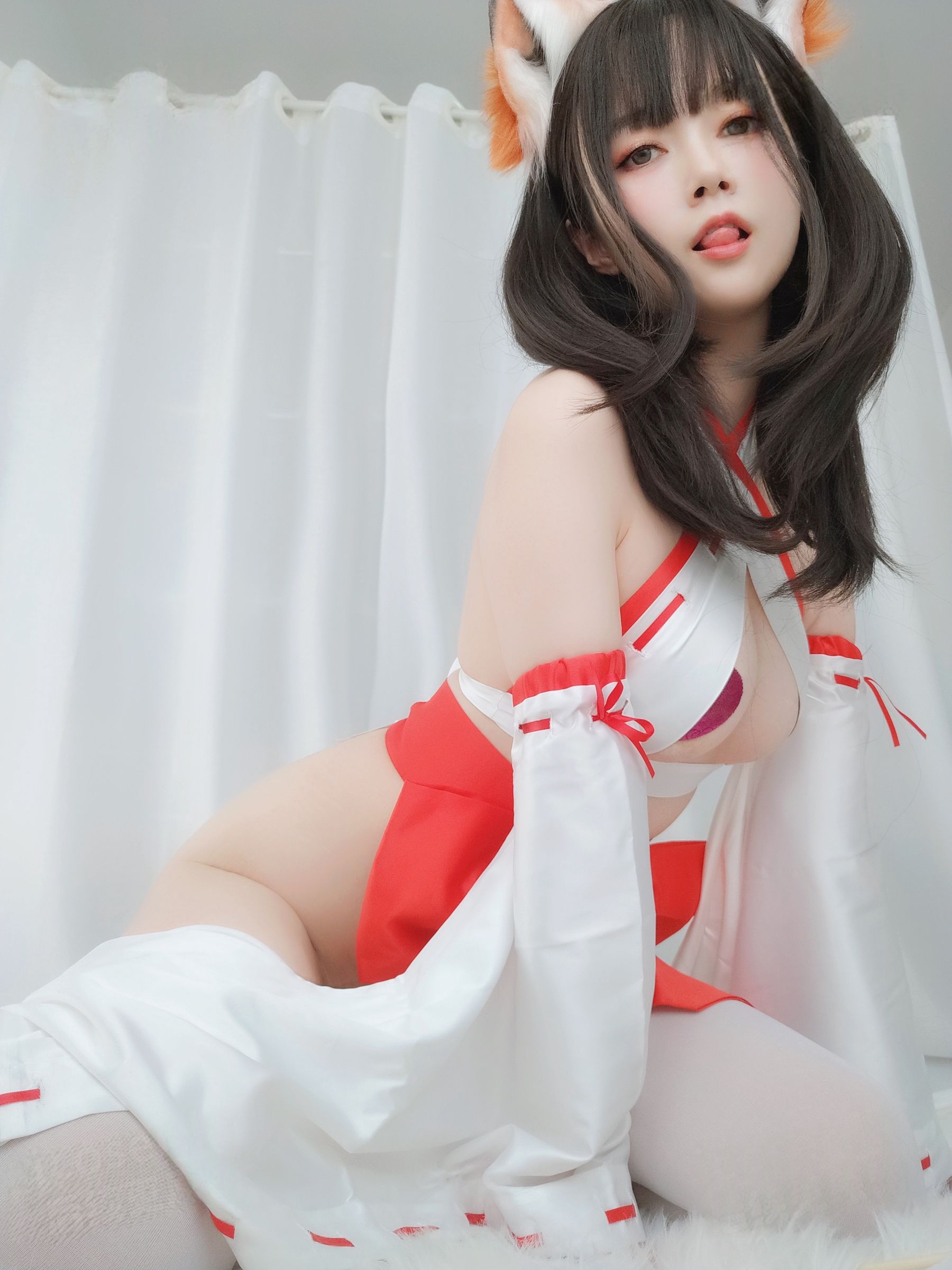 图片[5]-[COSPLAY] Coser小姐姐白银 – 神社小狐狸-看套图