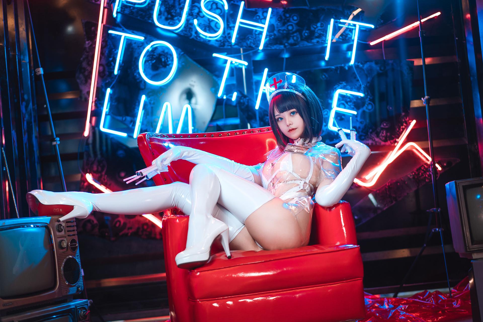 图片[5]-[COSPLAY]蜜汁猫裘 – 透明护士-看套图