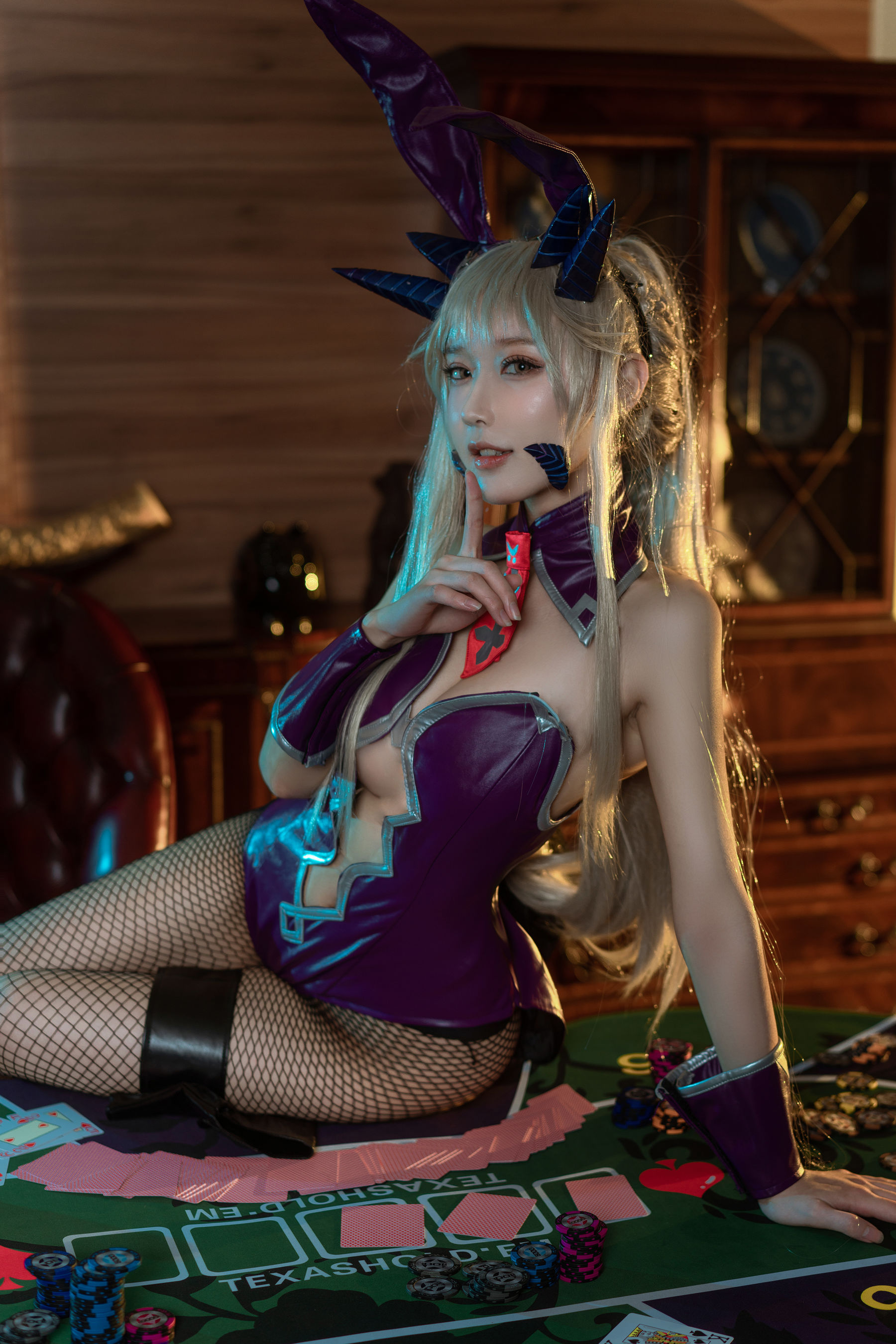 图片[5]-[COSPLAY]阿包也是兔娘 – 黑枪呆兔女郎-看套图