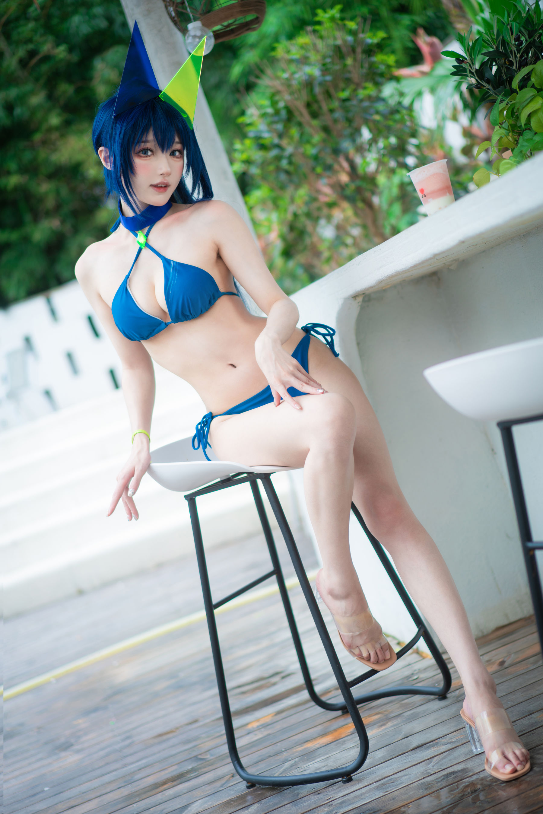 图片[5]-[COSPLAY]阿包也是兔娘 – 花园泳装-看套图